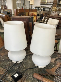 Paire de lampe de table de Max Ingrand Fontana arte