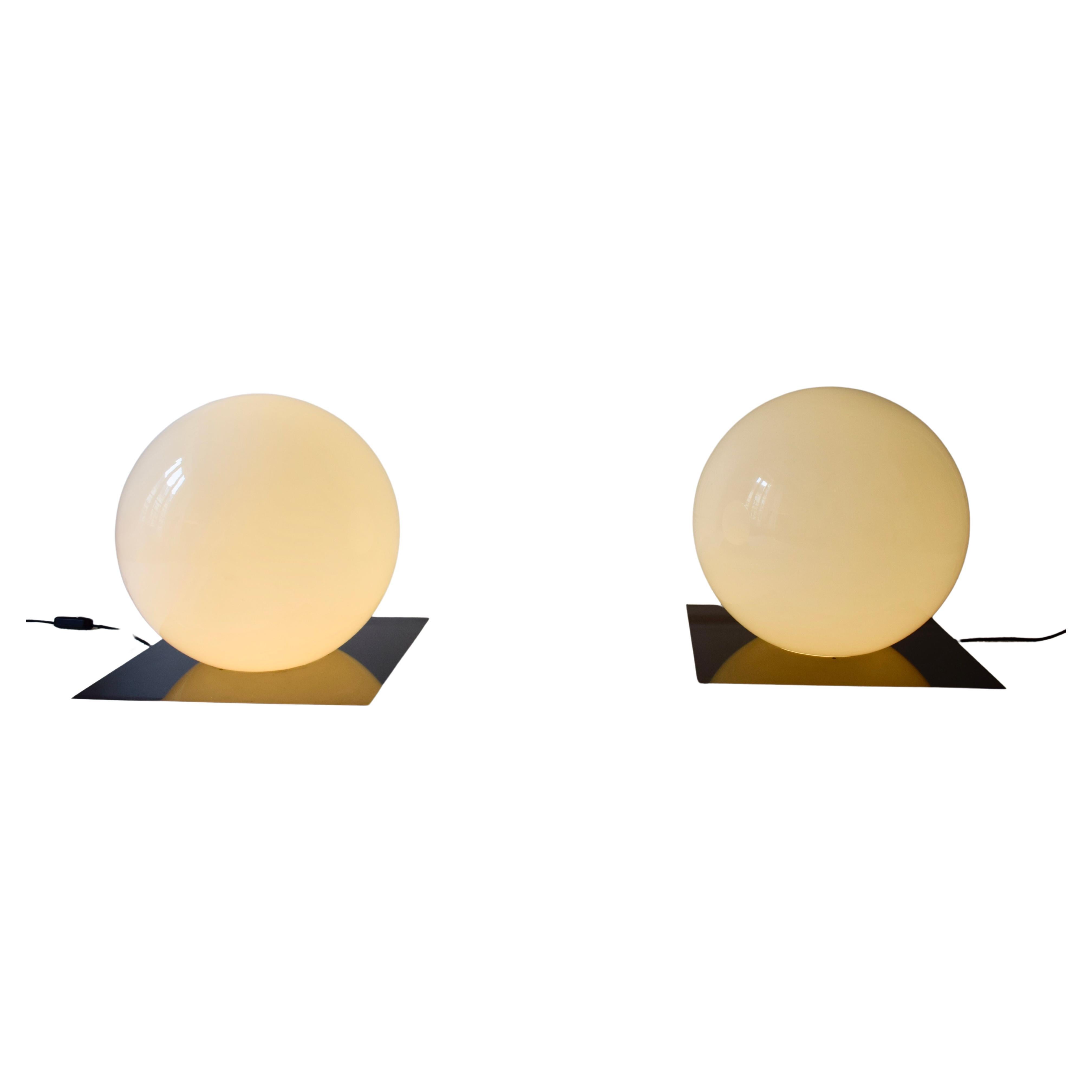 Paire de lampe Micol de Sergio Mazza & Giuliana Gramigna pour Quatrifolio For Sale