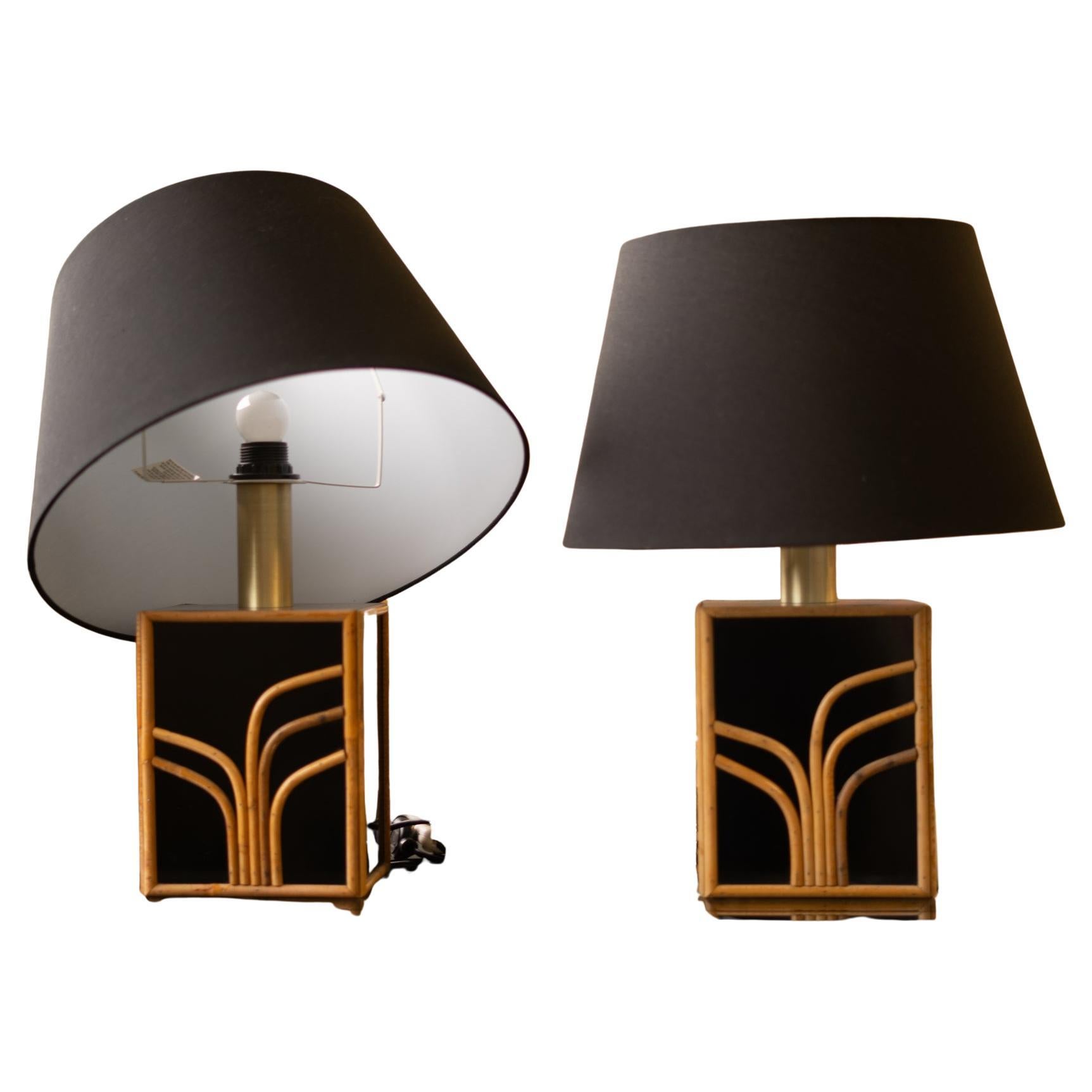 Pair of DLG Table Lamps by Vivai del Sud For Sale