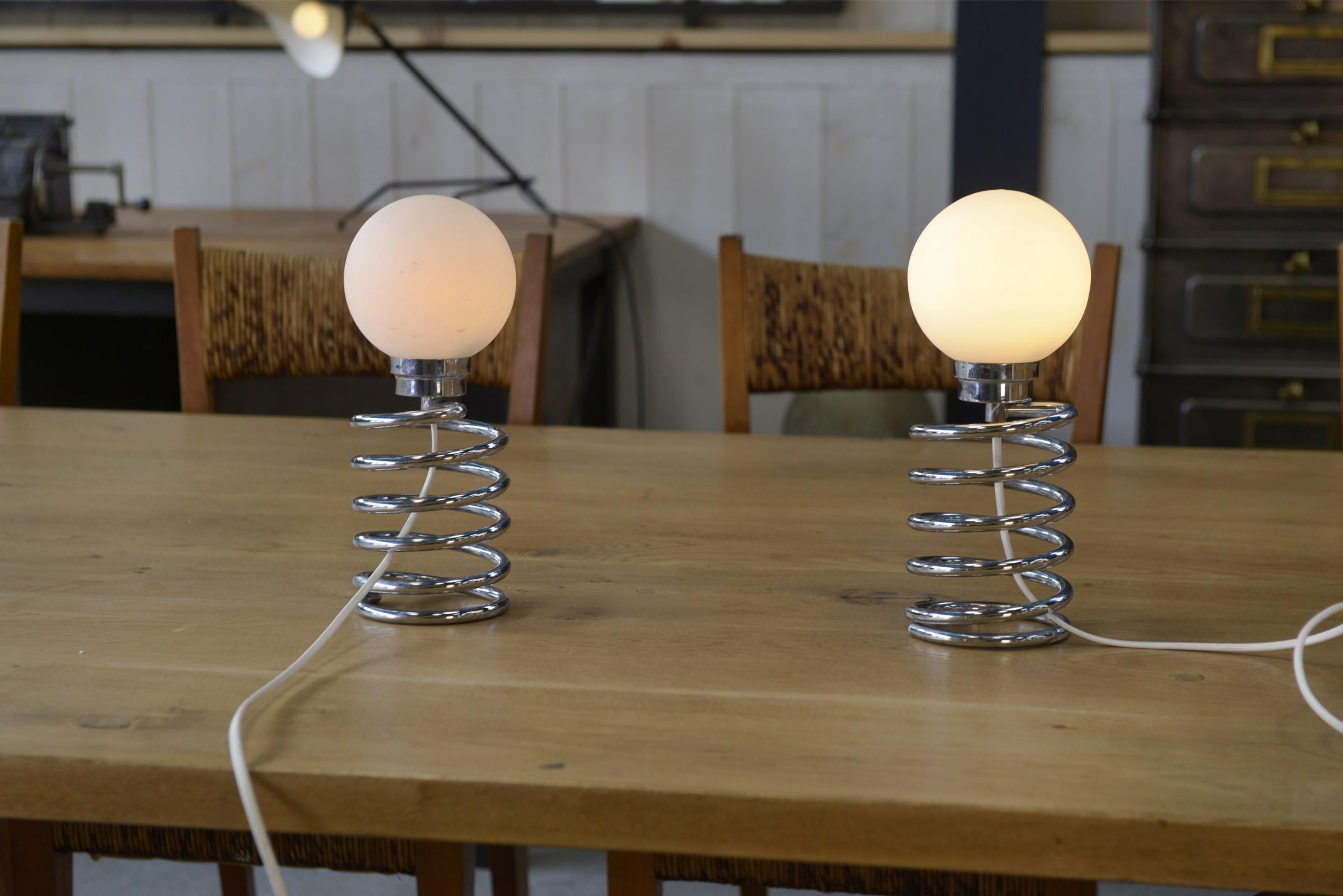 Coppia di lampade di design modello Spring di Ingo Maurer XXème In condizioni buone in vendita a TOURCOING, FR