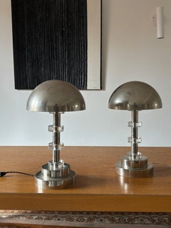 Paire de lampes moderniste vers 1940