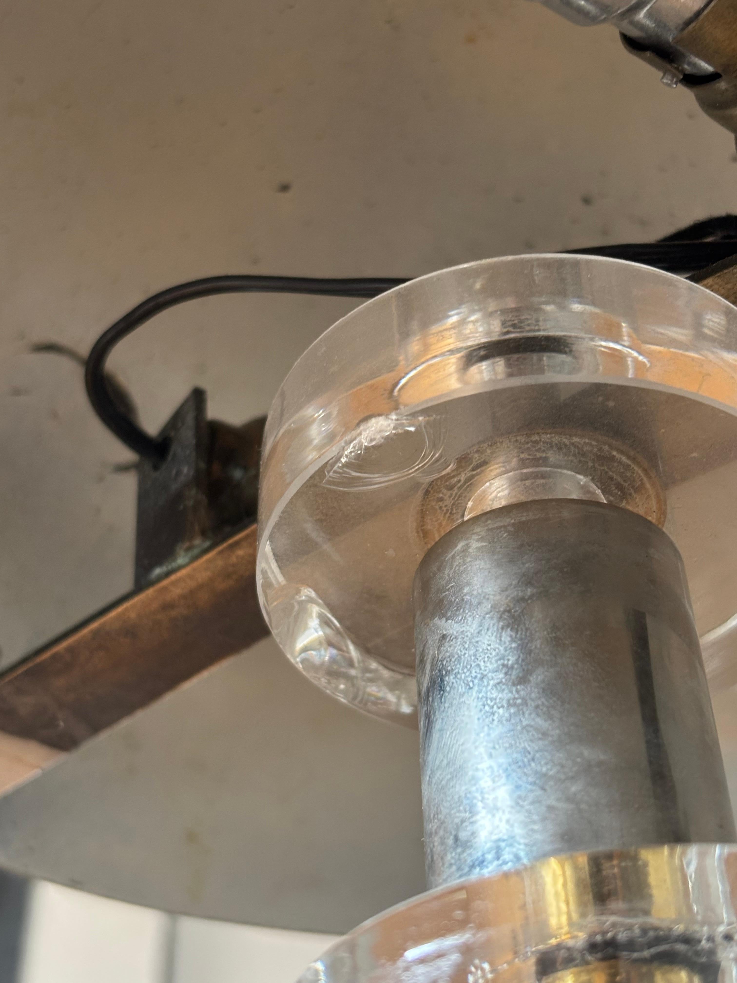 Métal Paire de lampes moderniste vers 1940 en vente