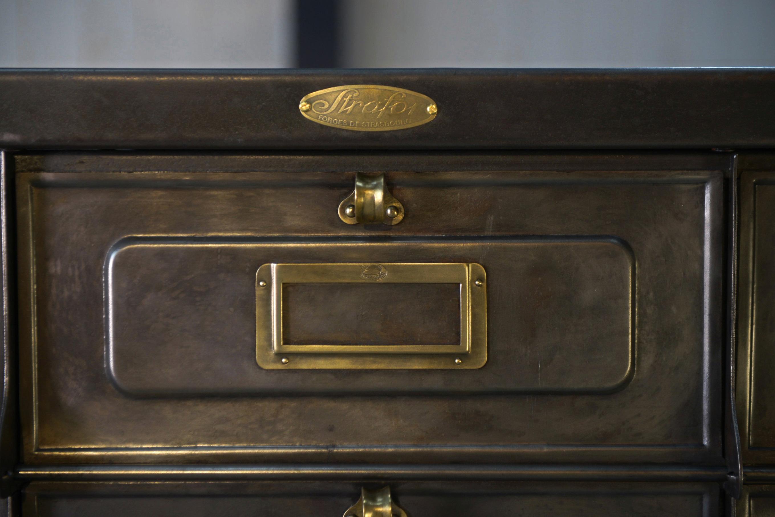 Paire de meuble à clapets STRAFOR travail français vers 1920's For Sale 6