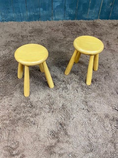 Coppia di piccoli sgabelli CIRCA 1970