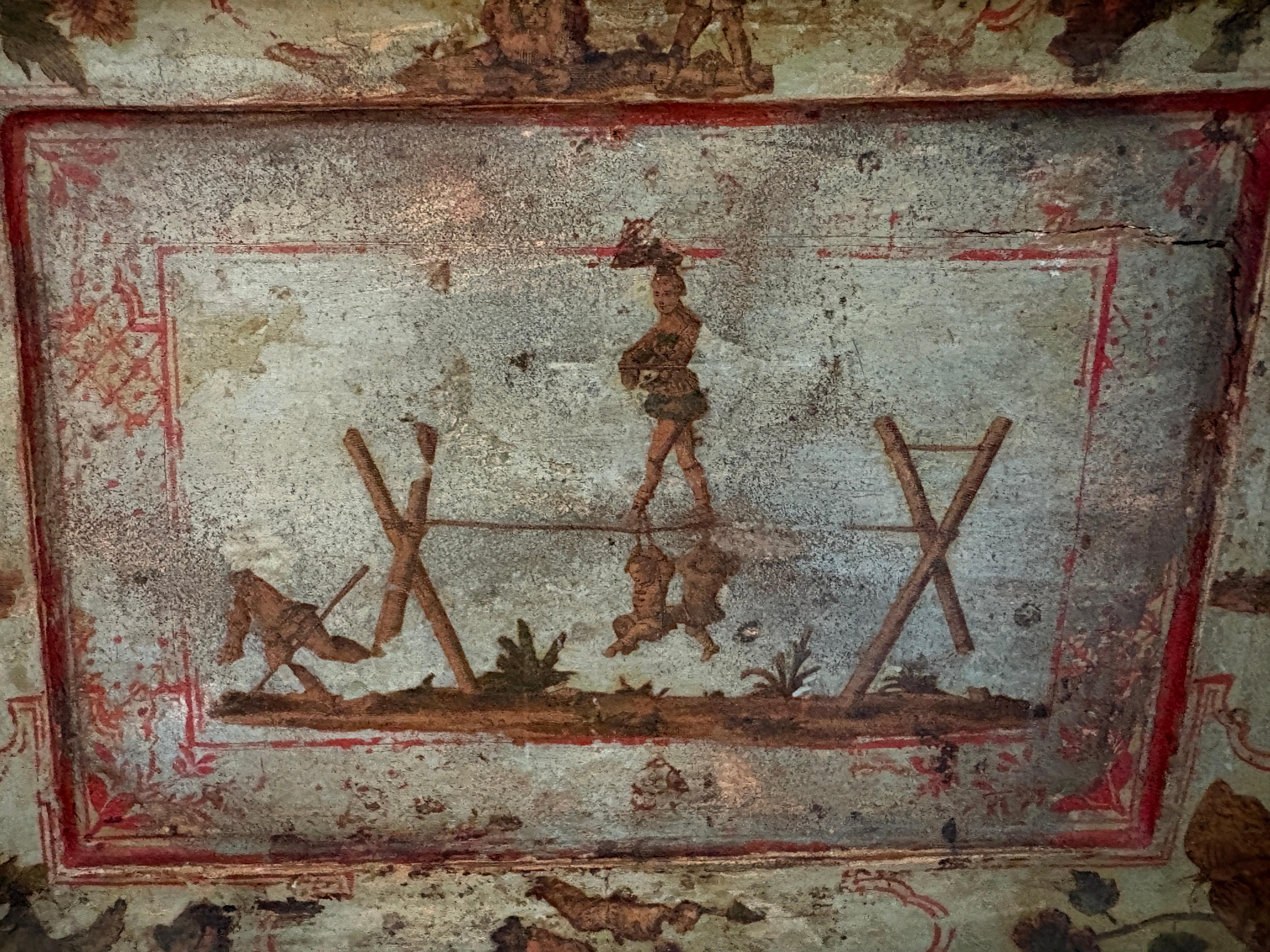 Italian Paire de tableaux dit 