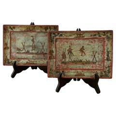 Paire de tableaux dit "Arte Povera".