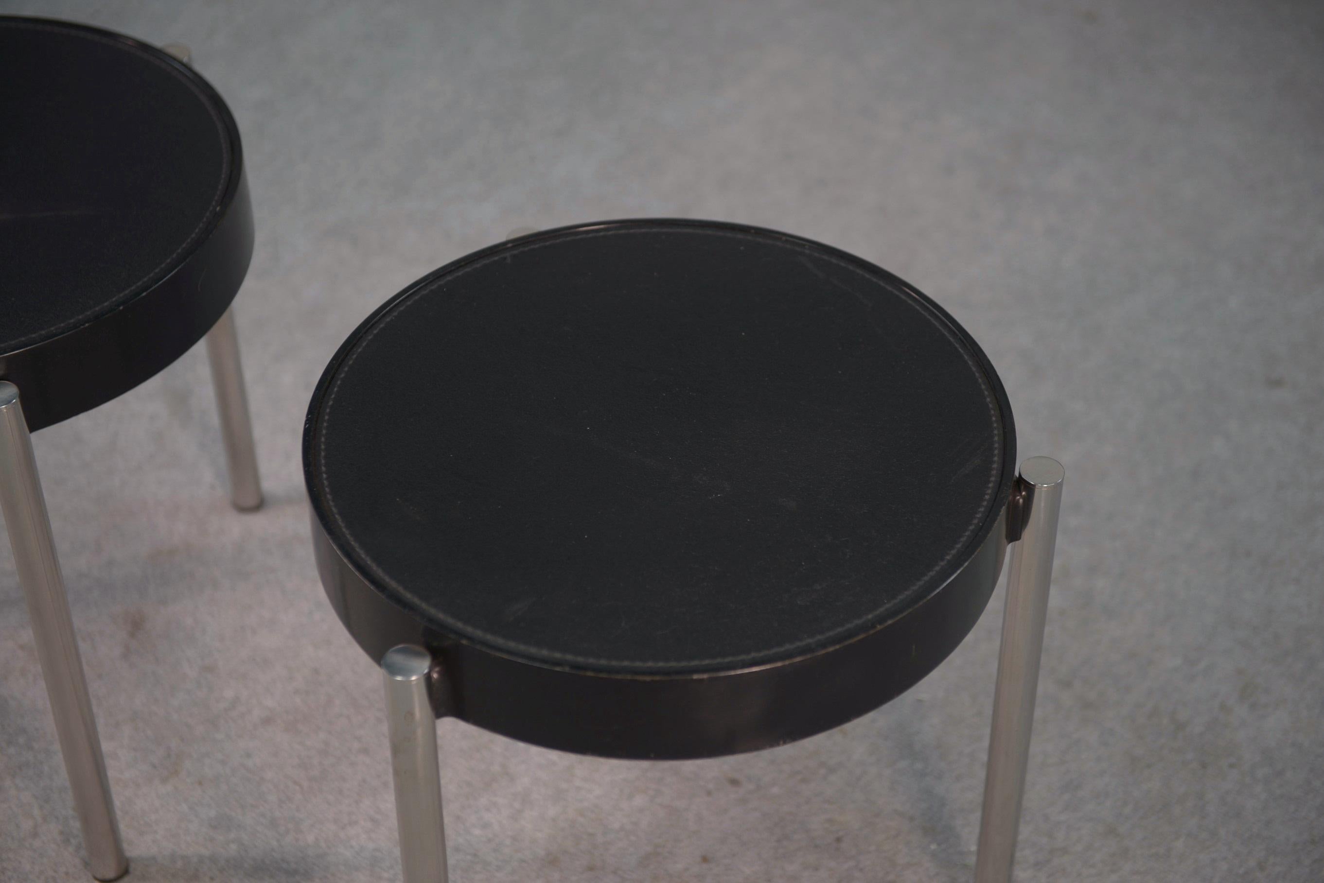 Paire de tables d'appoint par Tavolino Brighella pour Zanotta 1980's For Sale 1