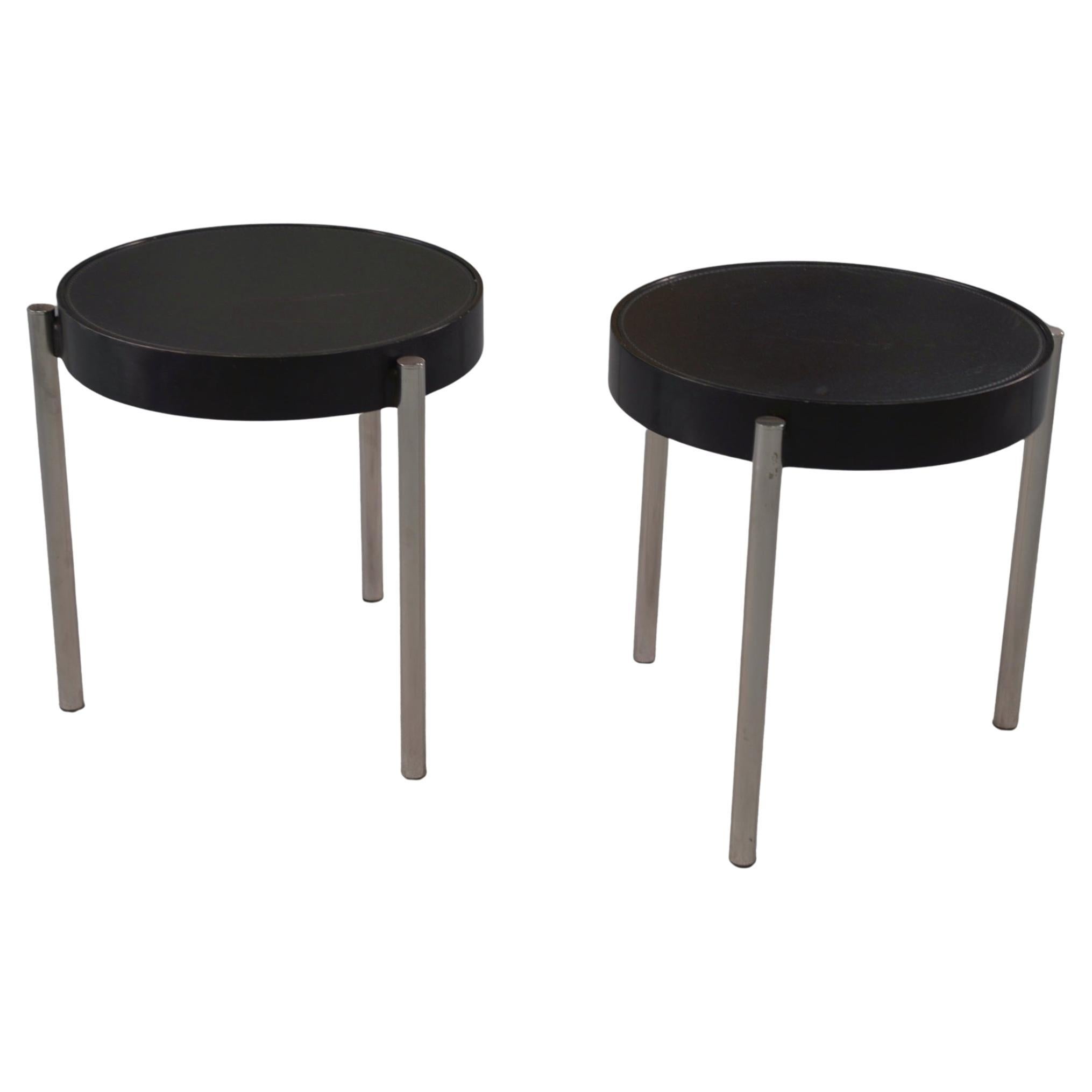 Paire de tables d'appoint par Tavolino Brighella pour Zanotta 1980's For Sale