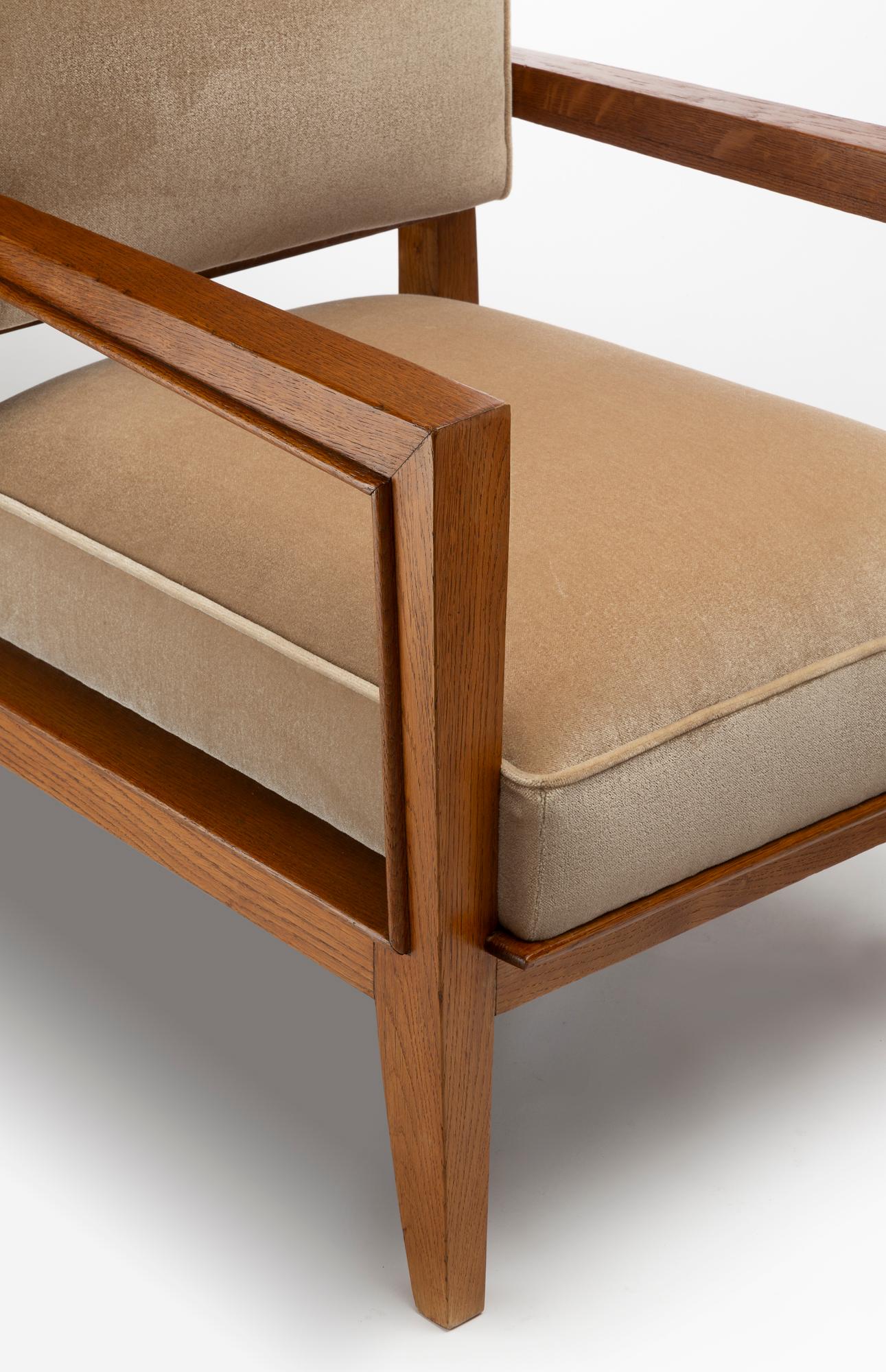 Paire of armchairs by Maxime old circa 1947 In Excellent Condition In LAMBLORE, FR