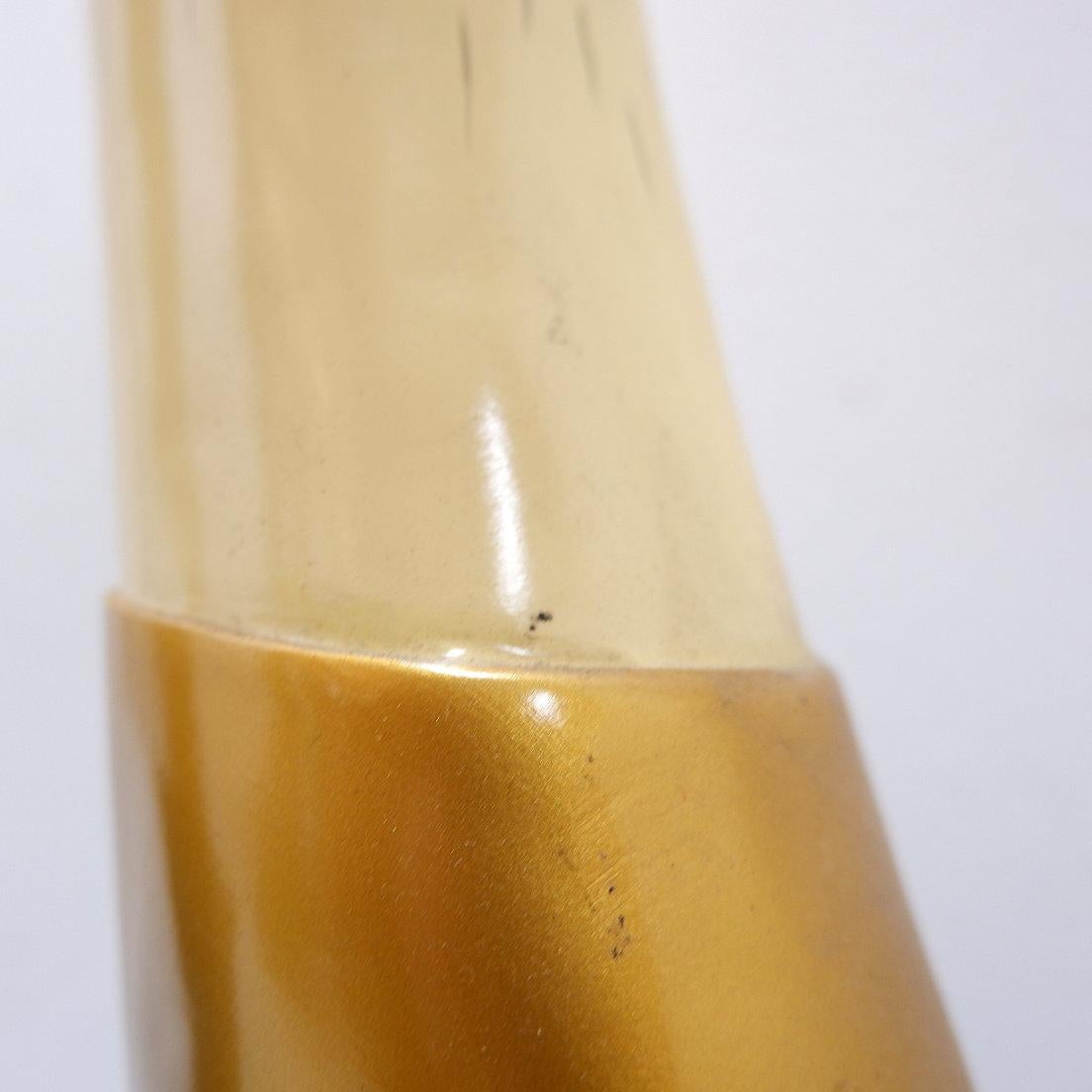 20th Century Paire of Faux Elephant Tusks - 20th H:82cm For Sale