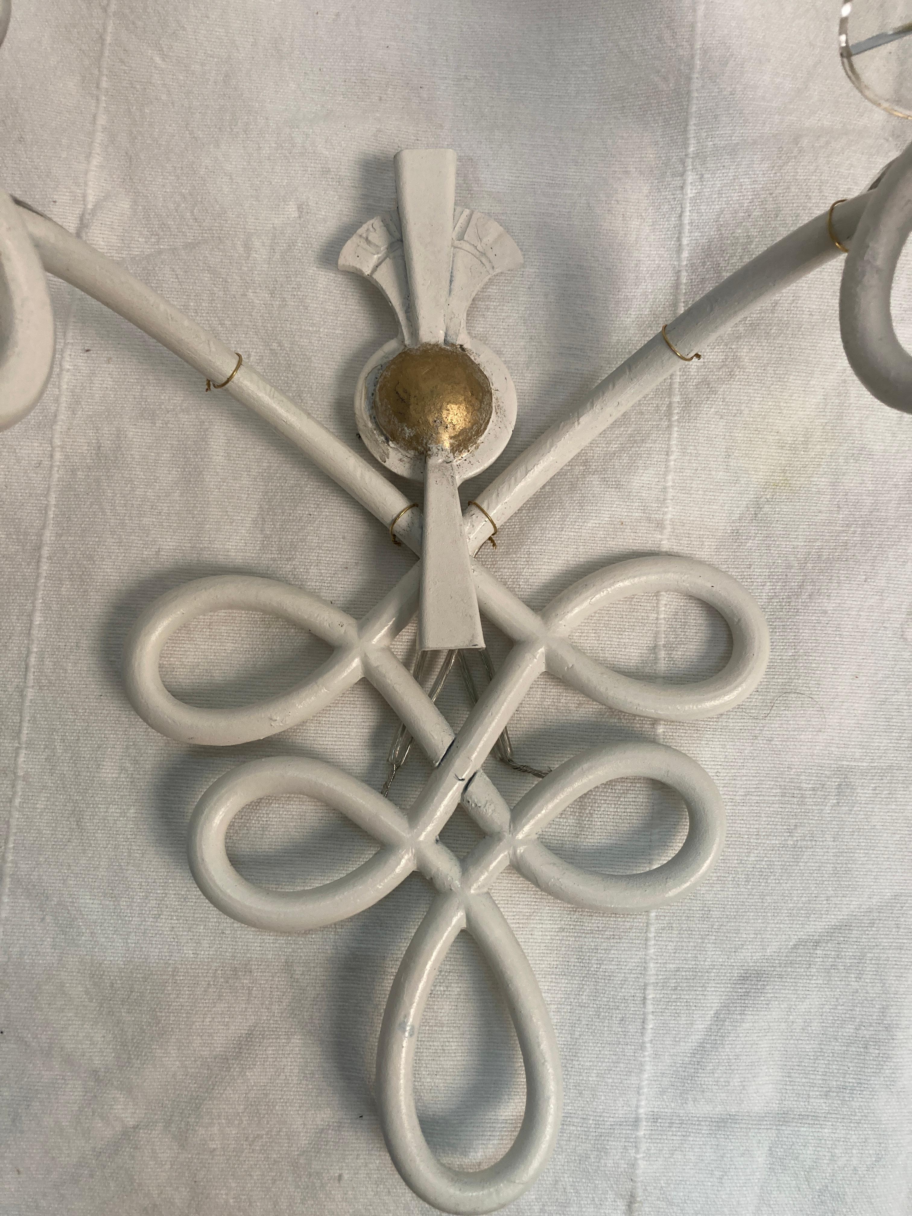 Paire of Sconces by René Drouet In Good Condition For Sale In Bois-Colombes, FR