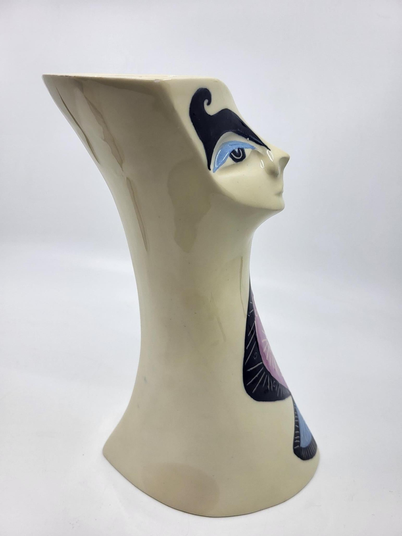Paires de Vases Anthropomorphe Gabrielle Mackiewicz en céramique Francaise in vendita 1
