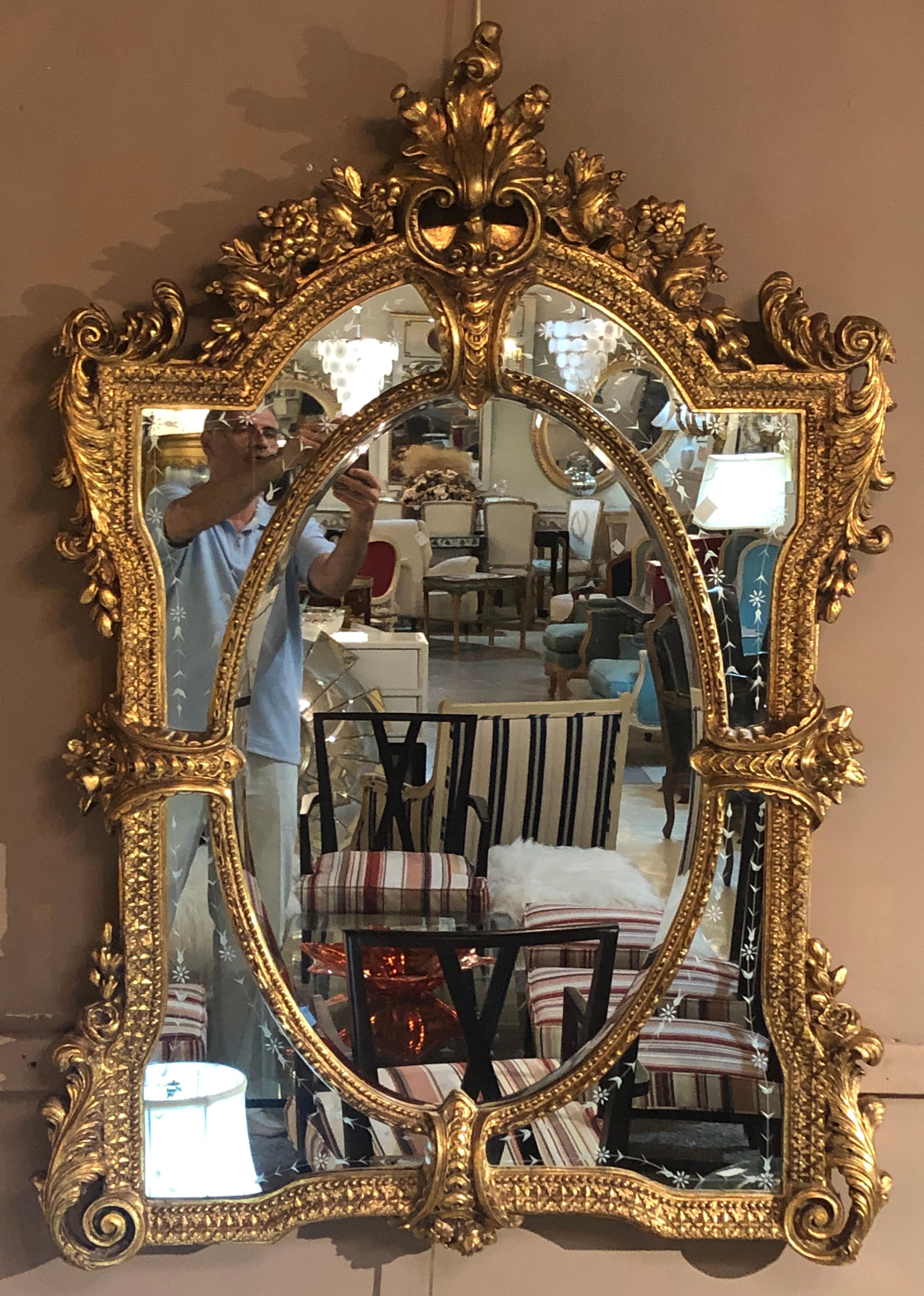 decorative chrome mirror