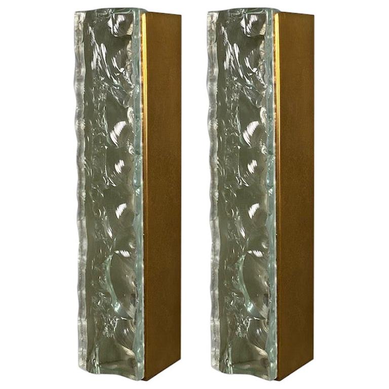 Pair of #2368 Sconces by Max Ingrand for Fontana Arte