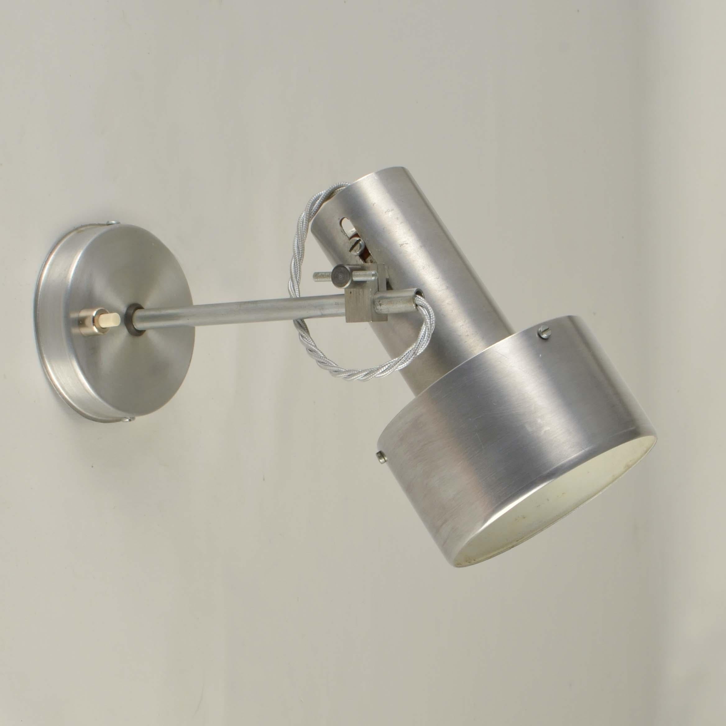 Pairs of 1960s Aluminium Spot Lights by Prova, Italy For Sale at 1stDibs