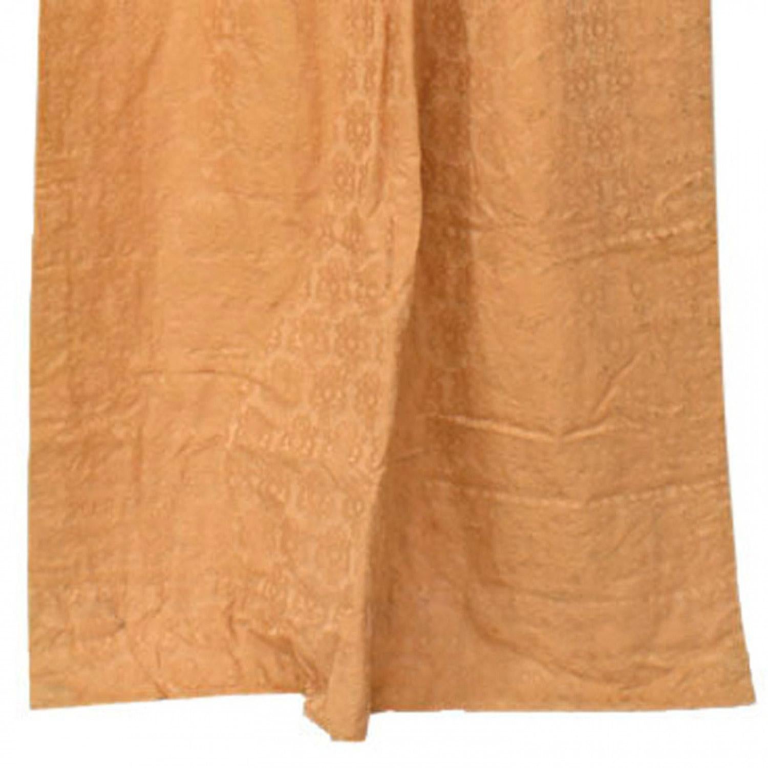 Pares de cortinas de brocado de seda rosa de estilo victoriano inglés en Bueno estado para la venta en Queens, NY