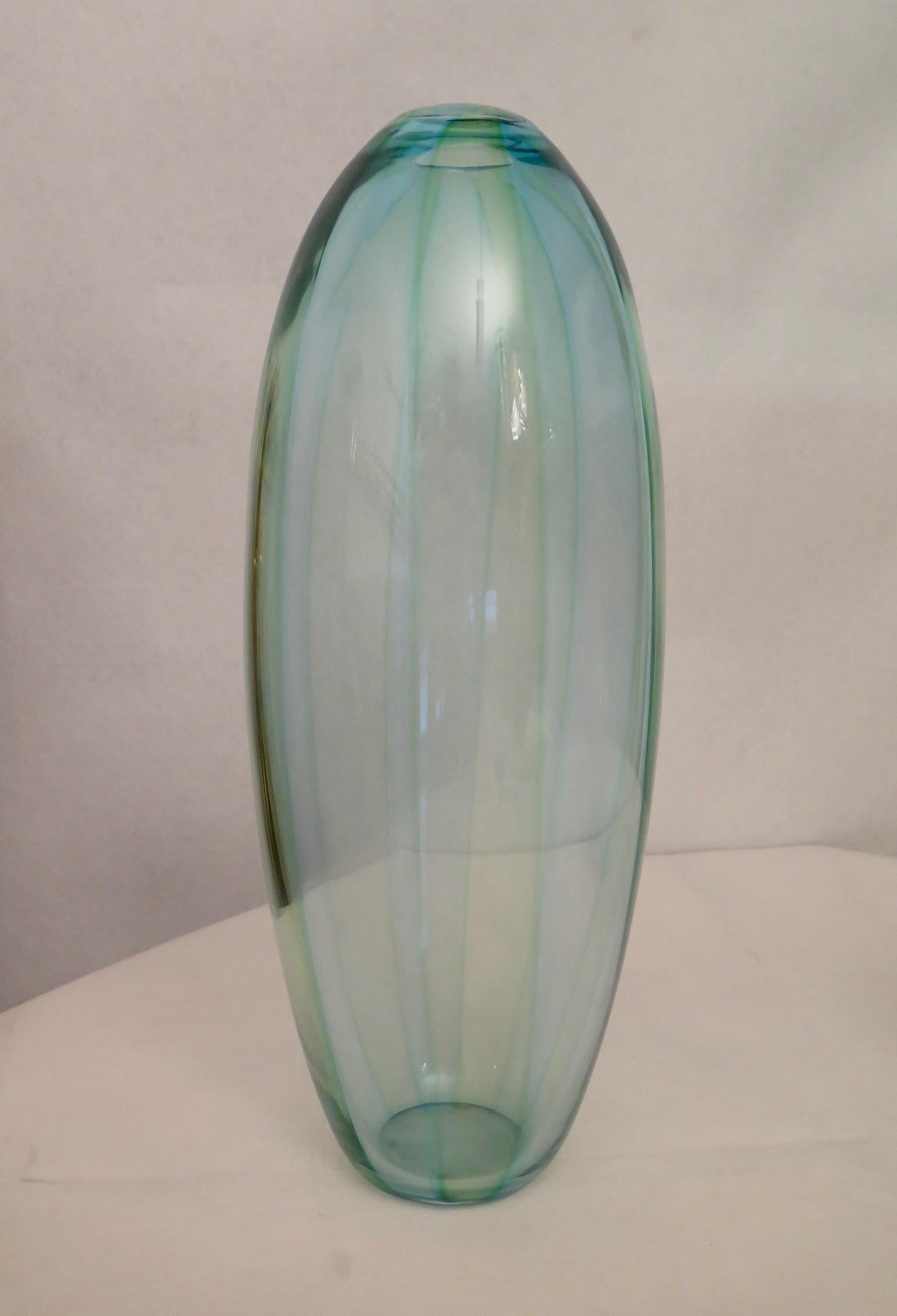 Murano Formia Art Glass Midcentury Italian Vases, 1980 5