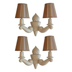 Pares de Escayolas Francesas Firmadas Arlus Made in France, 2 Pares Disponibles