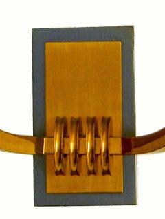 Paire de Jacques Adnet  Appliques murales Art Déco France