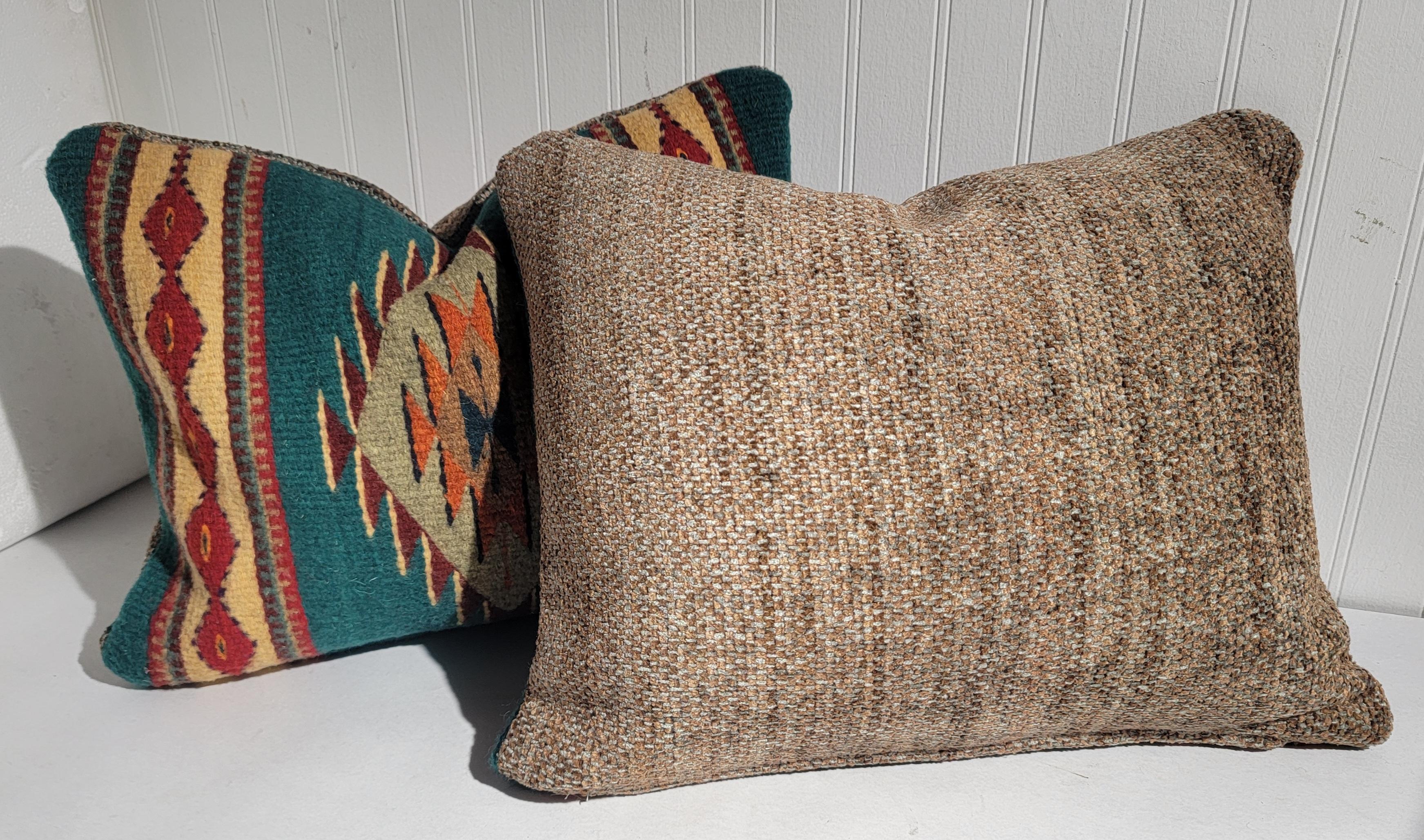 Mid-20th Century Pairs of Mexican Indian Pillows  For Sale