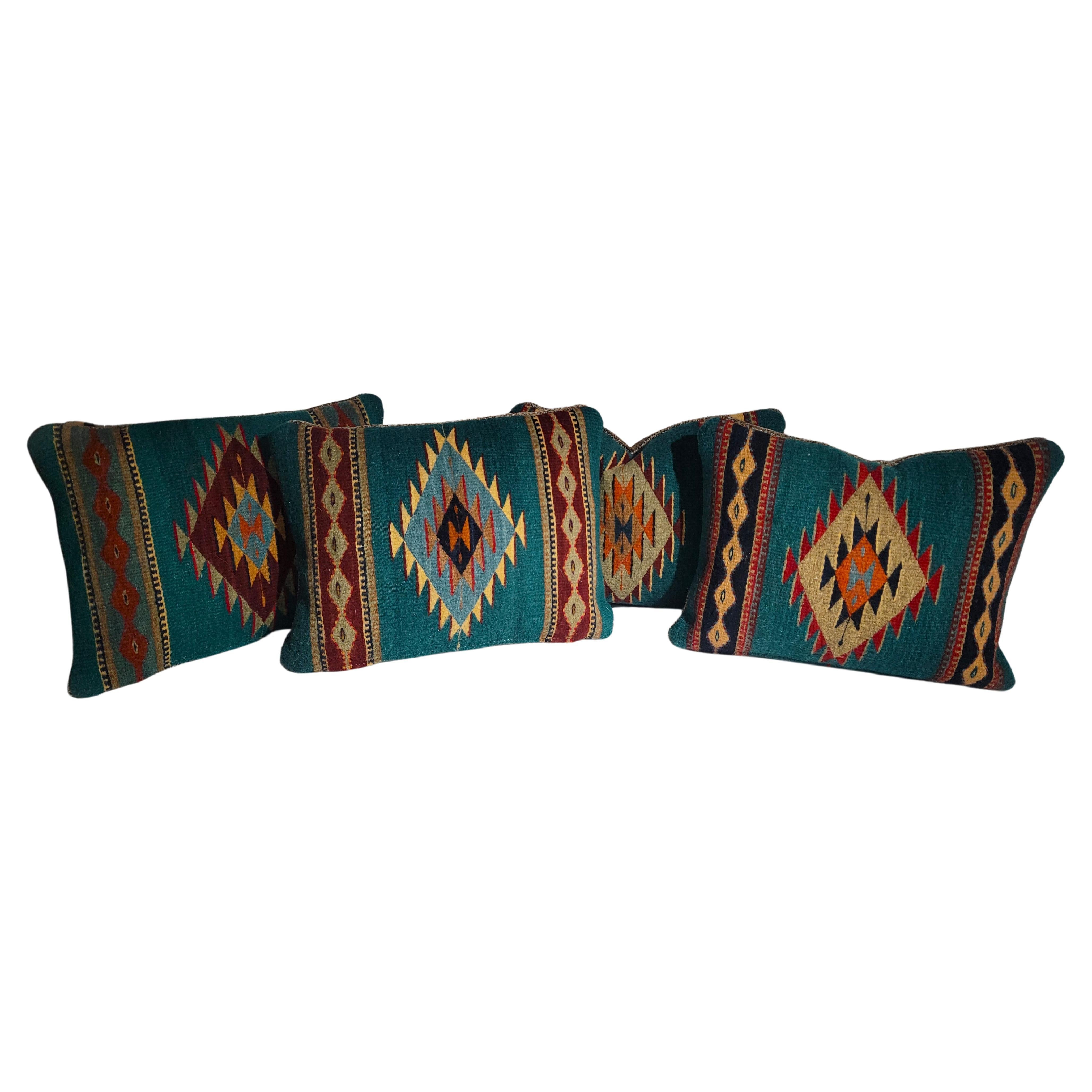 Pairs of Mexican Indian Pillows  For Sale