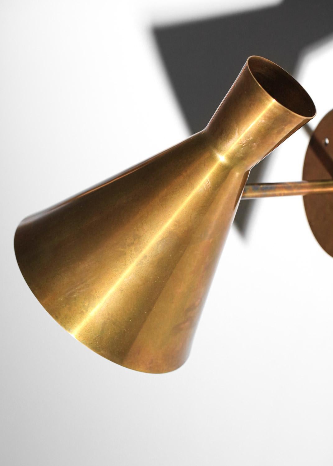 Danke studio sconces massive brass diabolo  For Sale 9