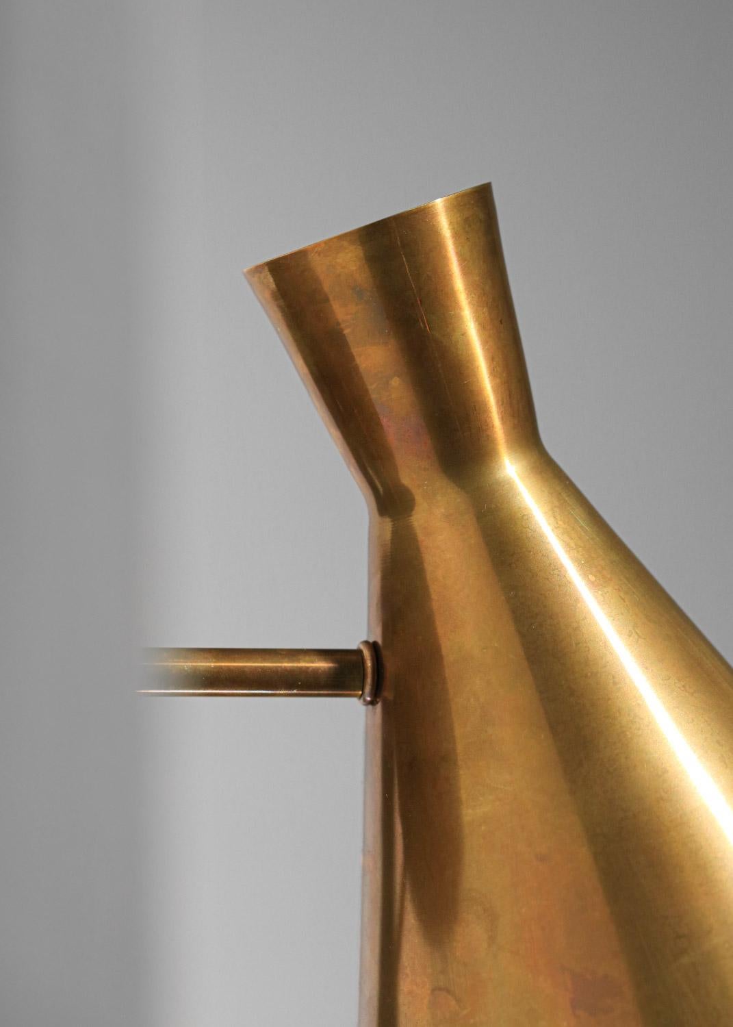 Contemporary Danke studio sconces massive brass diabolo  For Sale