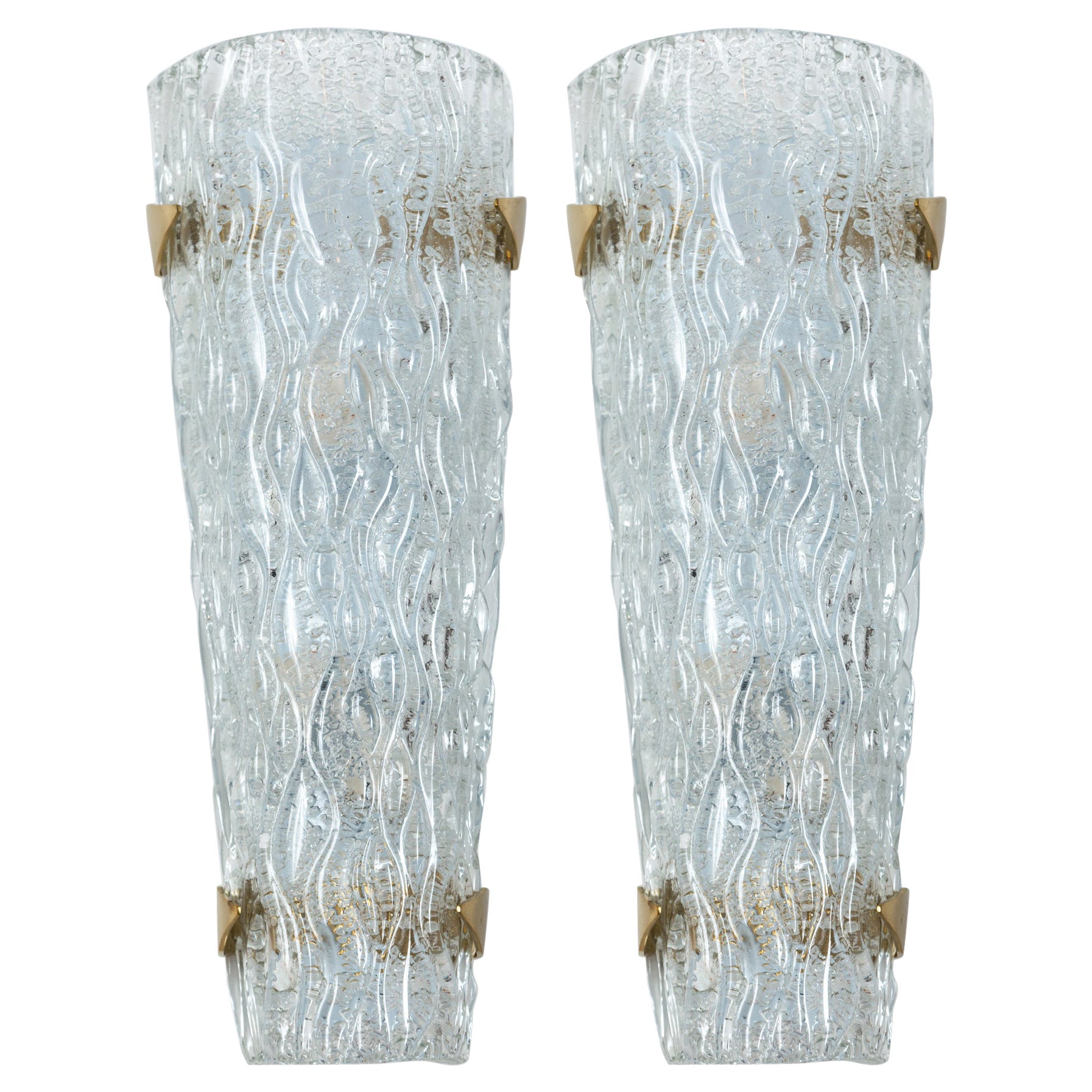 Paar moderne schildkrötenförmige Wandleuchten im Icy-Stil, zeitgenössisch, UL-zertifiziert im Angebot
