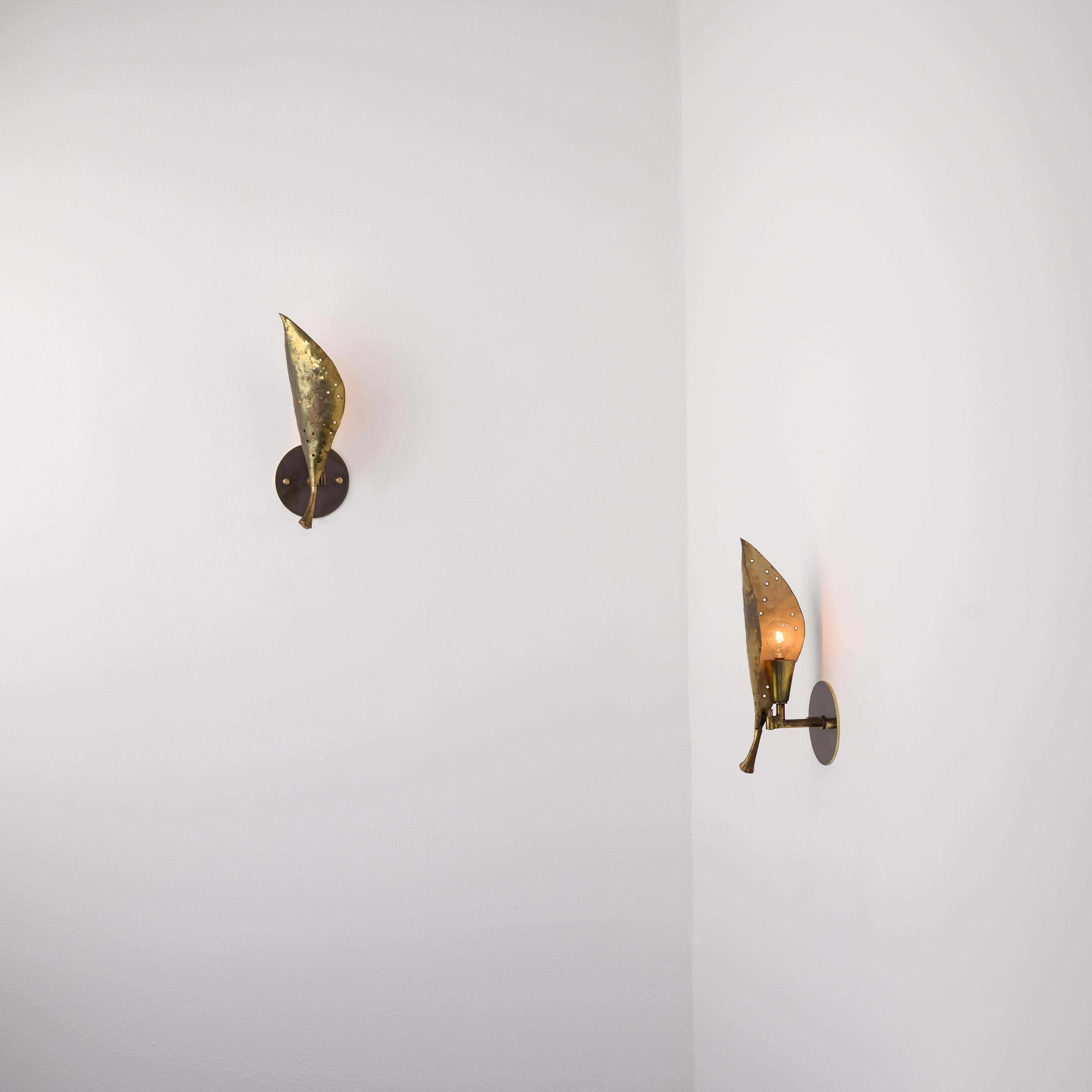 Italian Pairs of Sconces by Angelo Lelii for Arredoluce For Sale