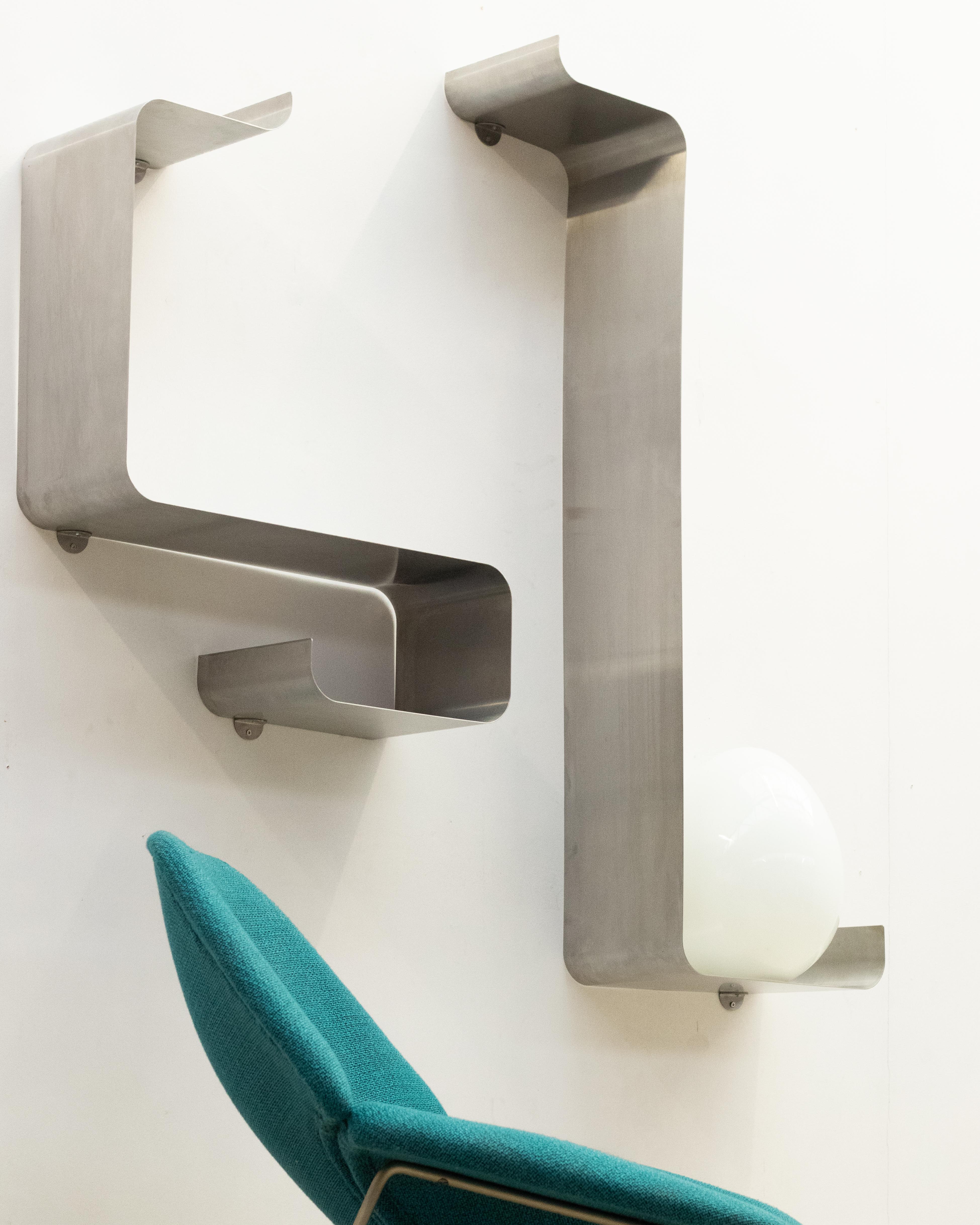 Pairs of shelves by François Monnet and Joëlle Ferlande for Kappa.  For Sale 1