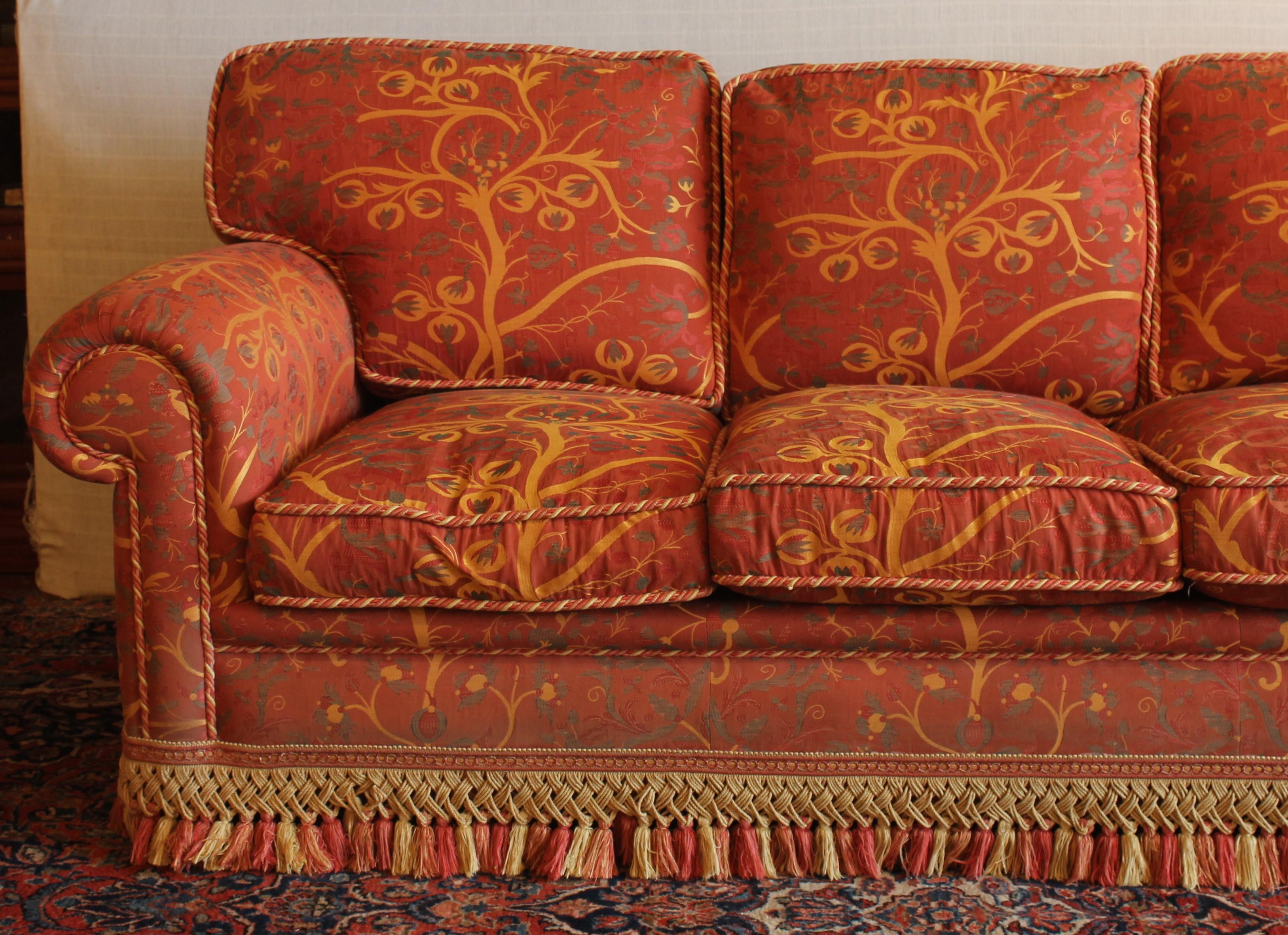 French Pairs Of Sofas With Floral Decor