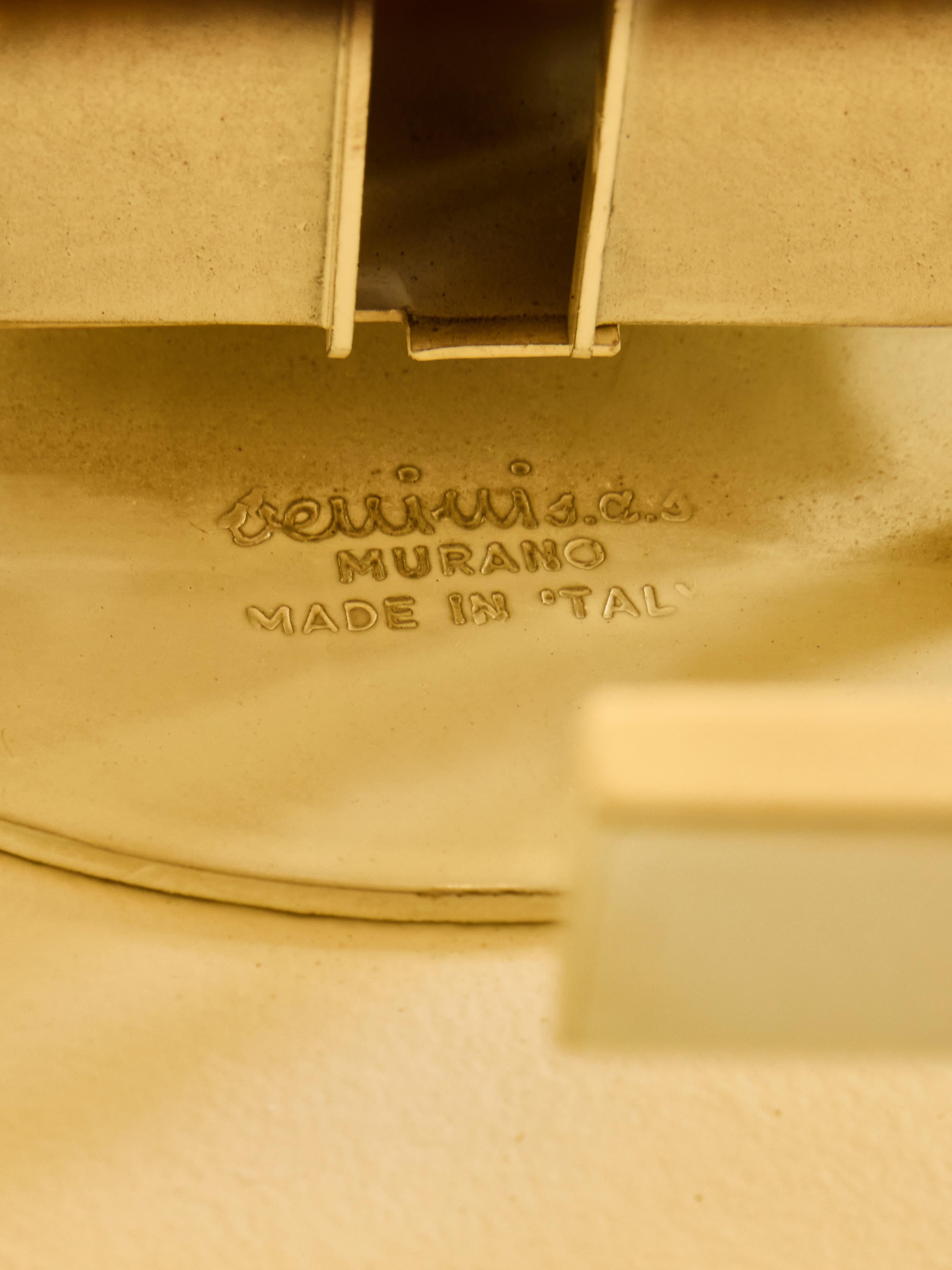 Coppia di appliques in vetro di Toni Zuccheri per Venini in vendita 2