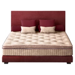 Paisley King Bed System in Loro Piana Shadan Silk and Linen, Handmade in Italy