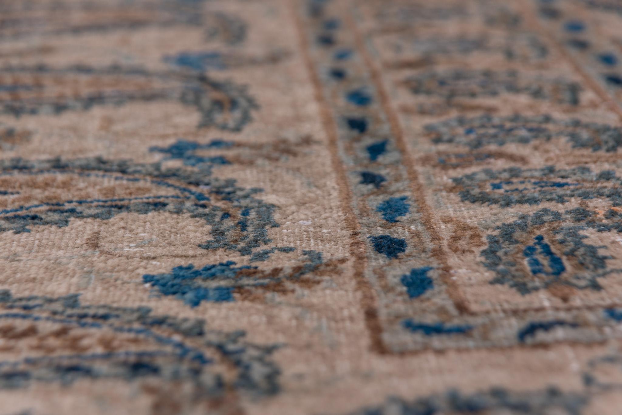Mid-20th Century Paisley Oak and Cream Sivas For Sale