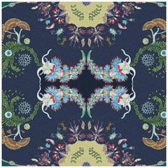 Paisley Paramecium Wallpaper in Plum