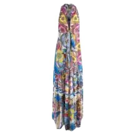 paisley print tiered maxi dress For Sale