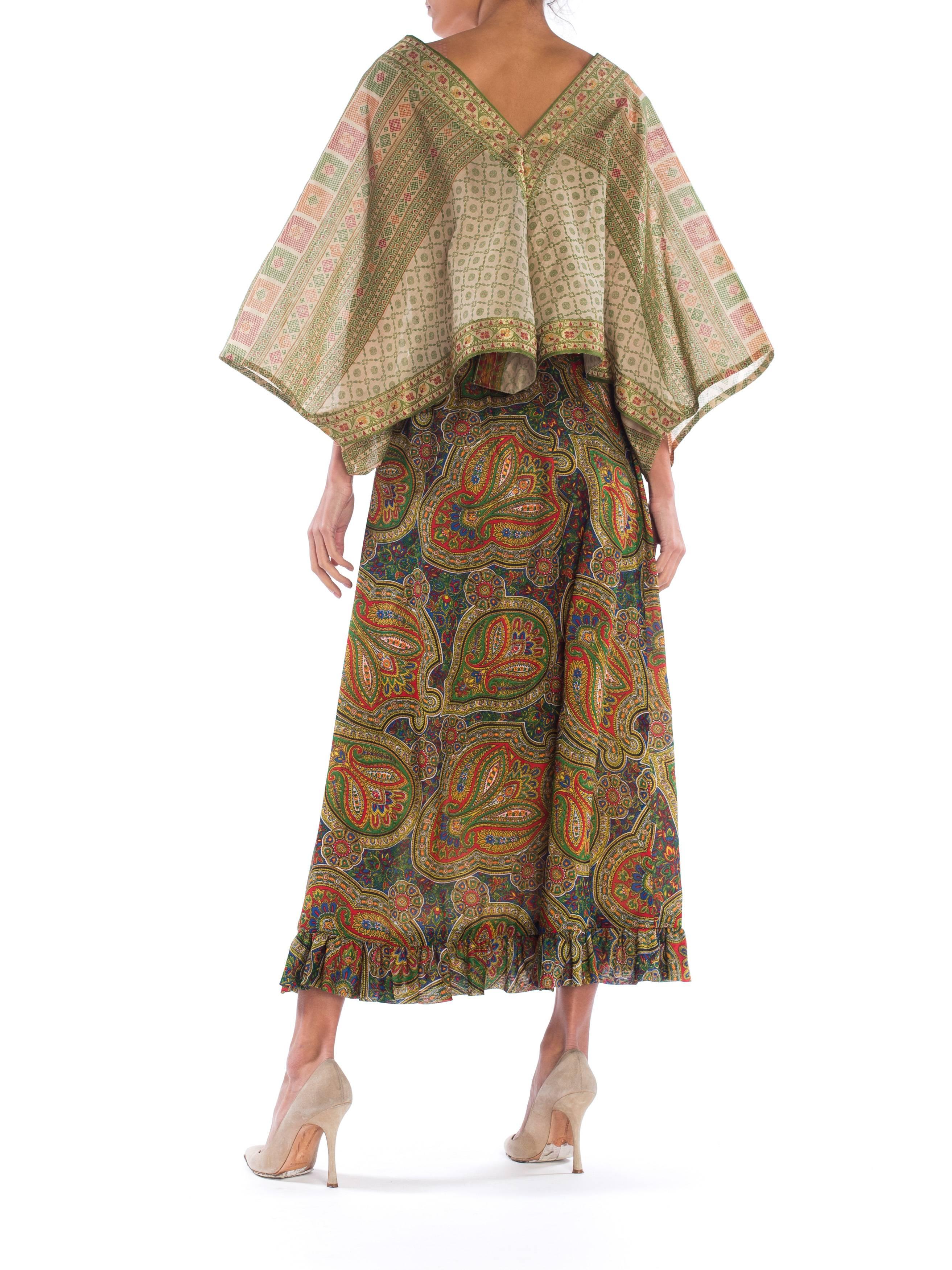 MORPHEW COLLECTION Silk & Cotton Indian Paisley Wrap Maxi Dress
MORPHEW COLLECTION is made entirely by hand in our NYC Ateliér of rare antique materials sourced from around the globe. Our sustainable vintage materials represent over a century of