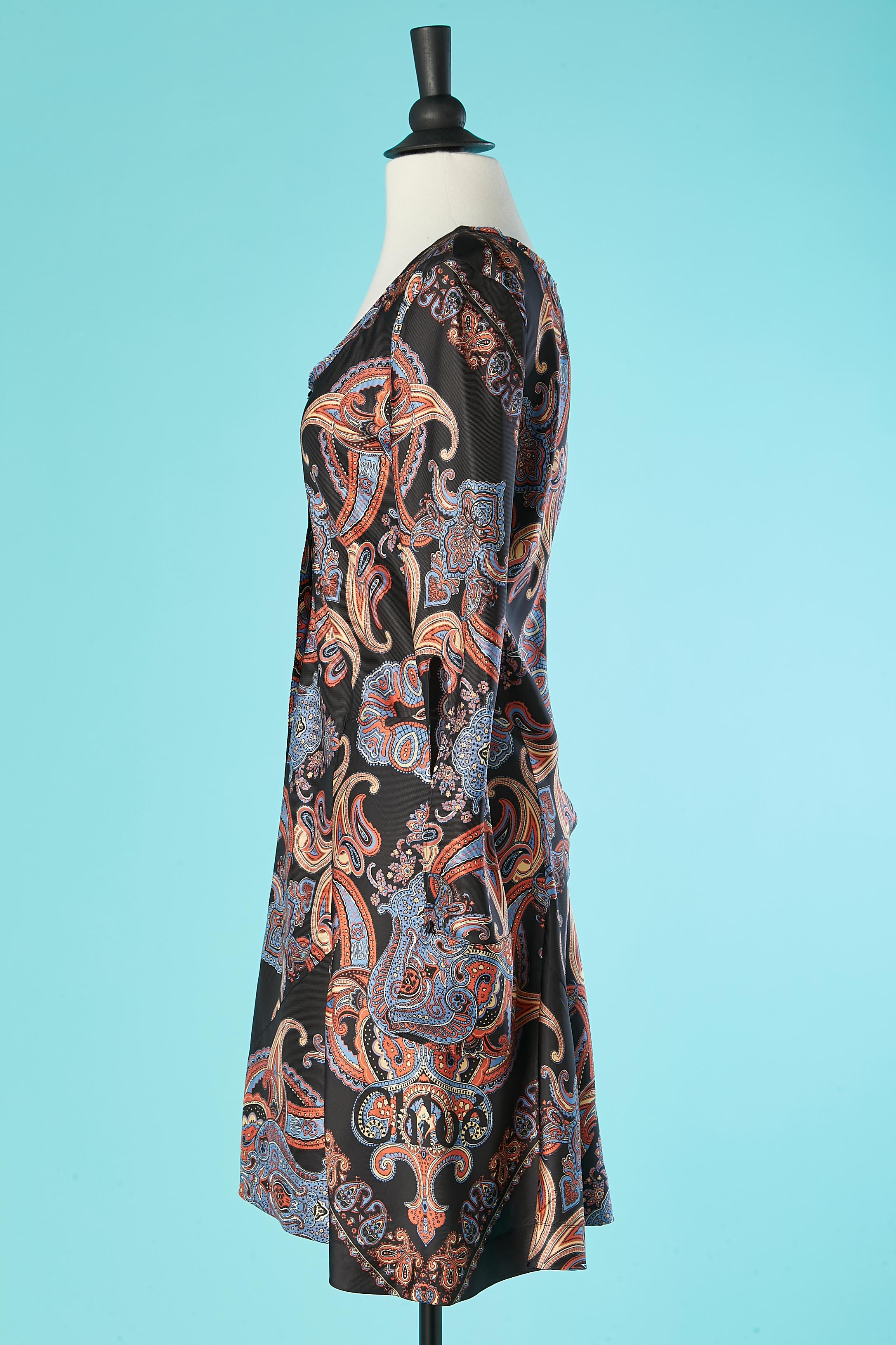 Paisley printed chemise dress Chloé In Excellent Condition For Sale In Saint-Ouen-Sur-Seine, FR