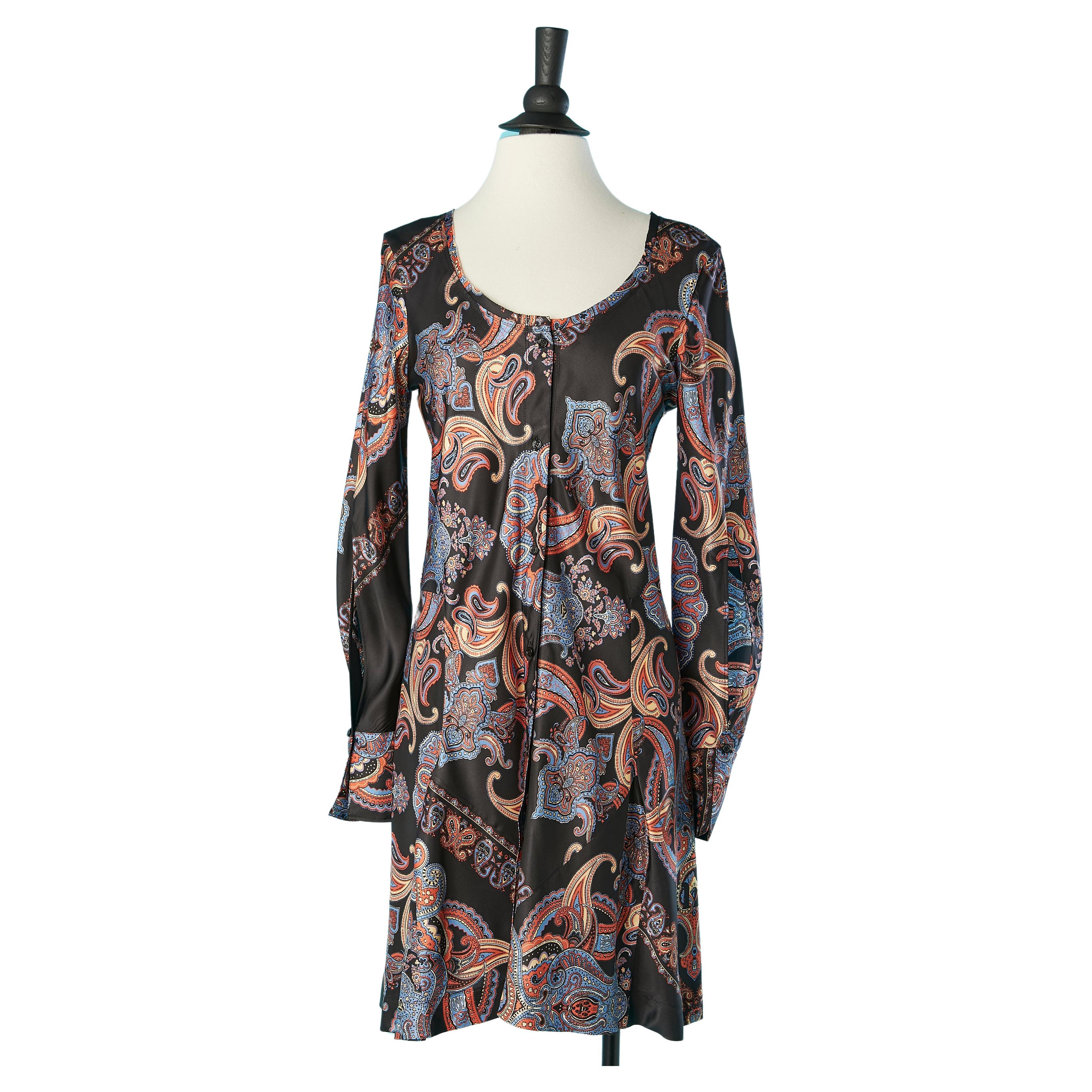 Paisley printed chemise dress Chloé For Sale