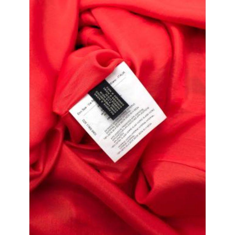 Paisley Printed Silk Midi Dress For Sale 2