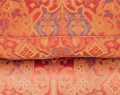 Paisley Upholstered Buttoned Chesterfield Sofa