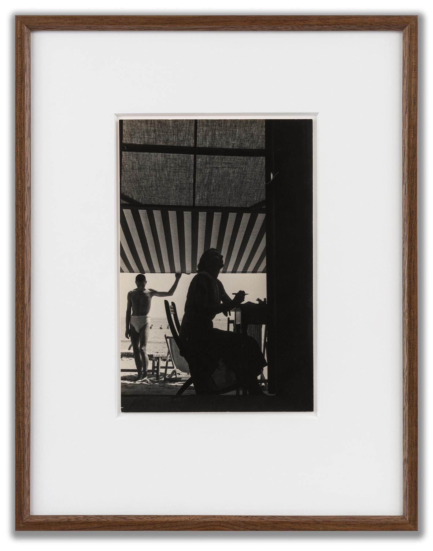 Paul Cadmus and Margaret French, Lido, Venice - Photograph by PaJaMa