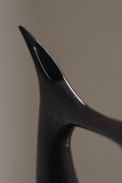 Pajaros Cuervo Escultura de barro acabado en bronce de Sebastián Ángeles