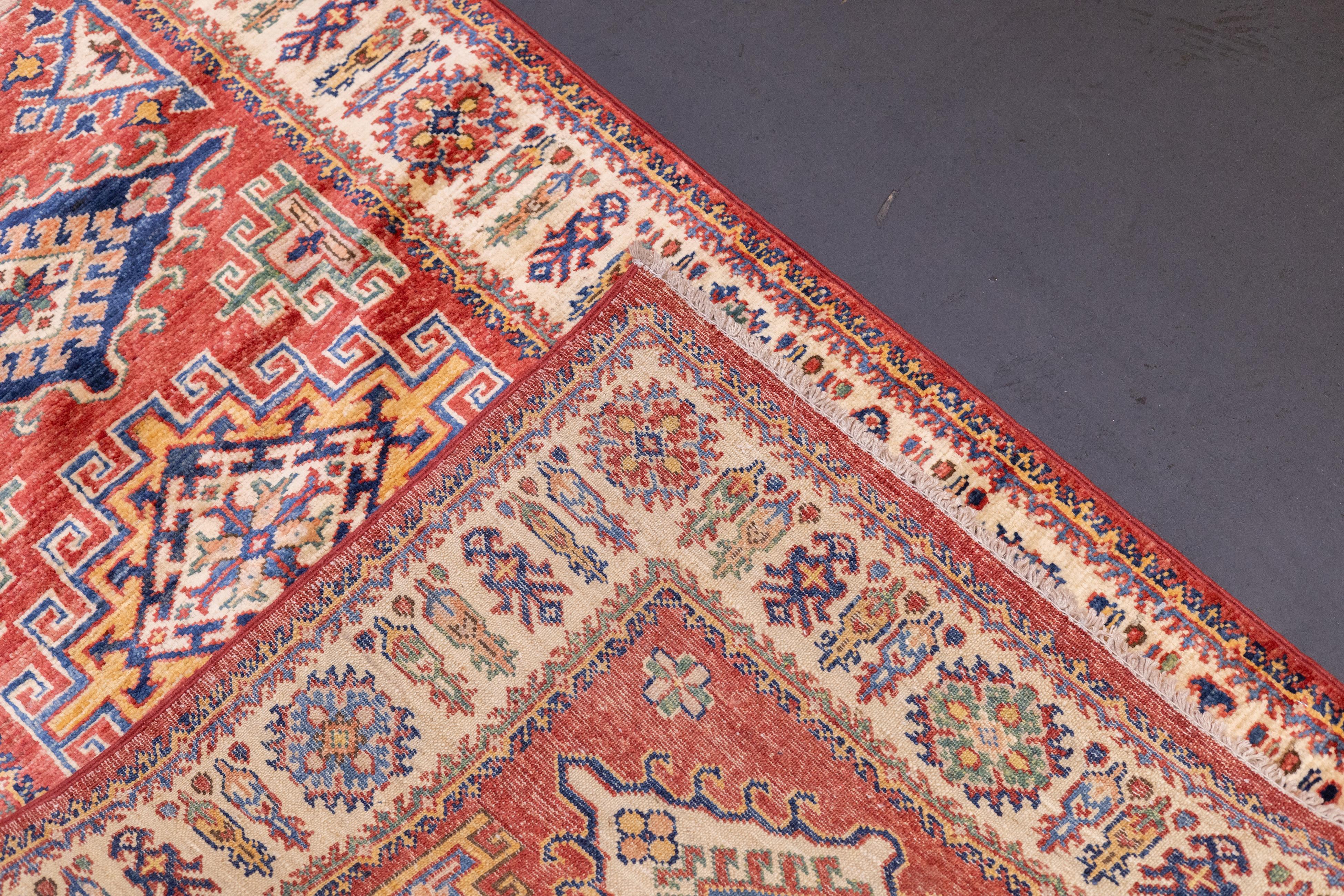 PAK Kazak Long Rug 2'7'' x 9'8'' For Sale 3