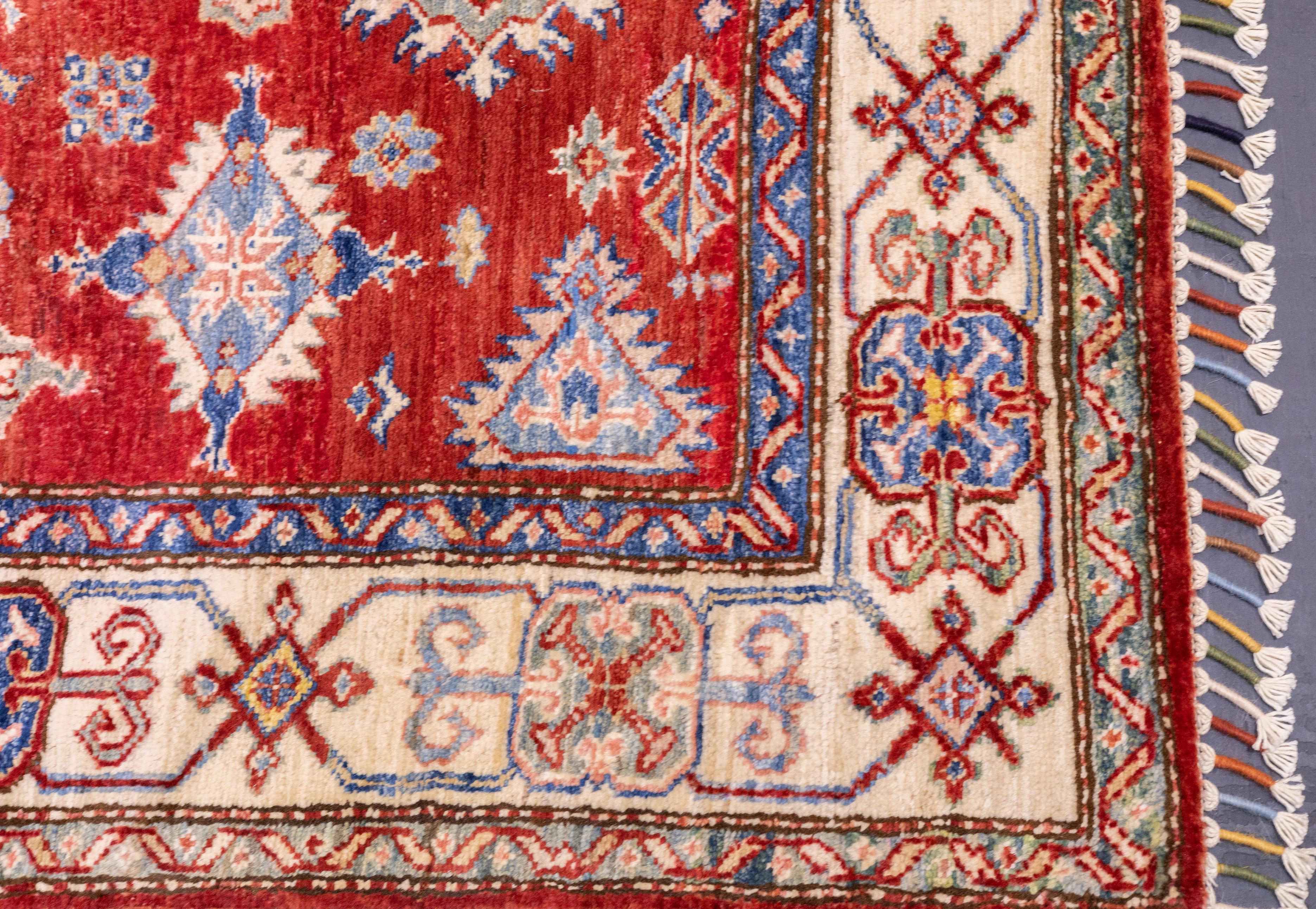 Contemporary PAK Kazak Rug 3'10'' x 5'11'' For Sale