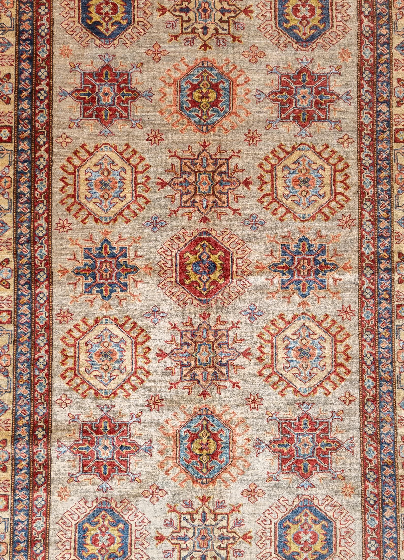 Pakistani PAK Kazak Rug 4'11'' x 7'3'' For Sale