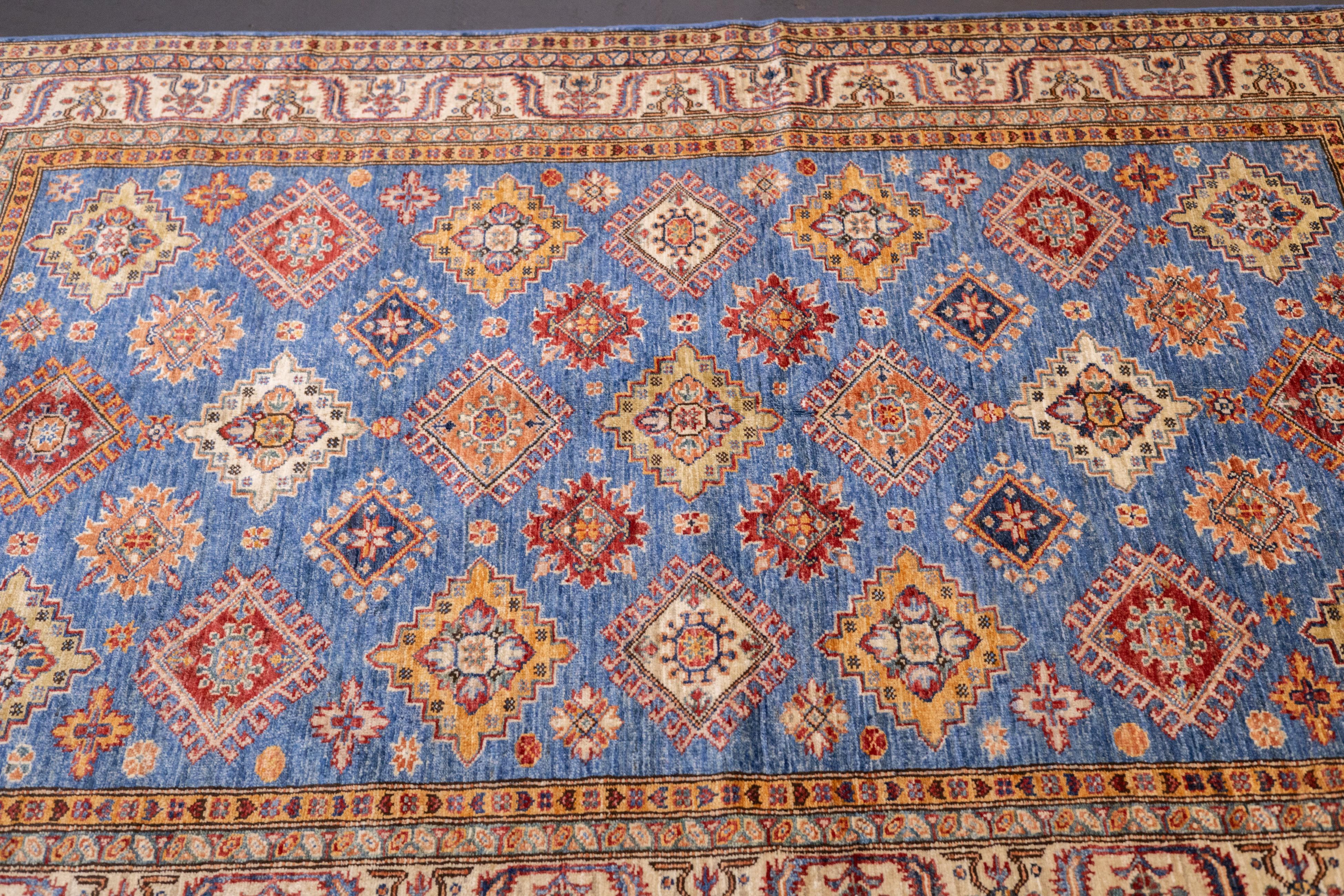 PAK Kazak Rug 5'1'' x 6'11'' In New Condition For Sale In New York, NY