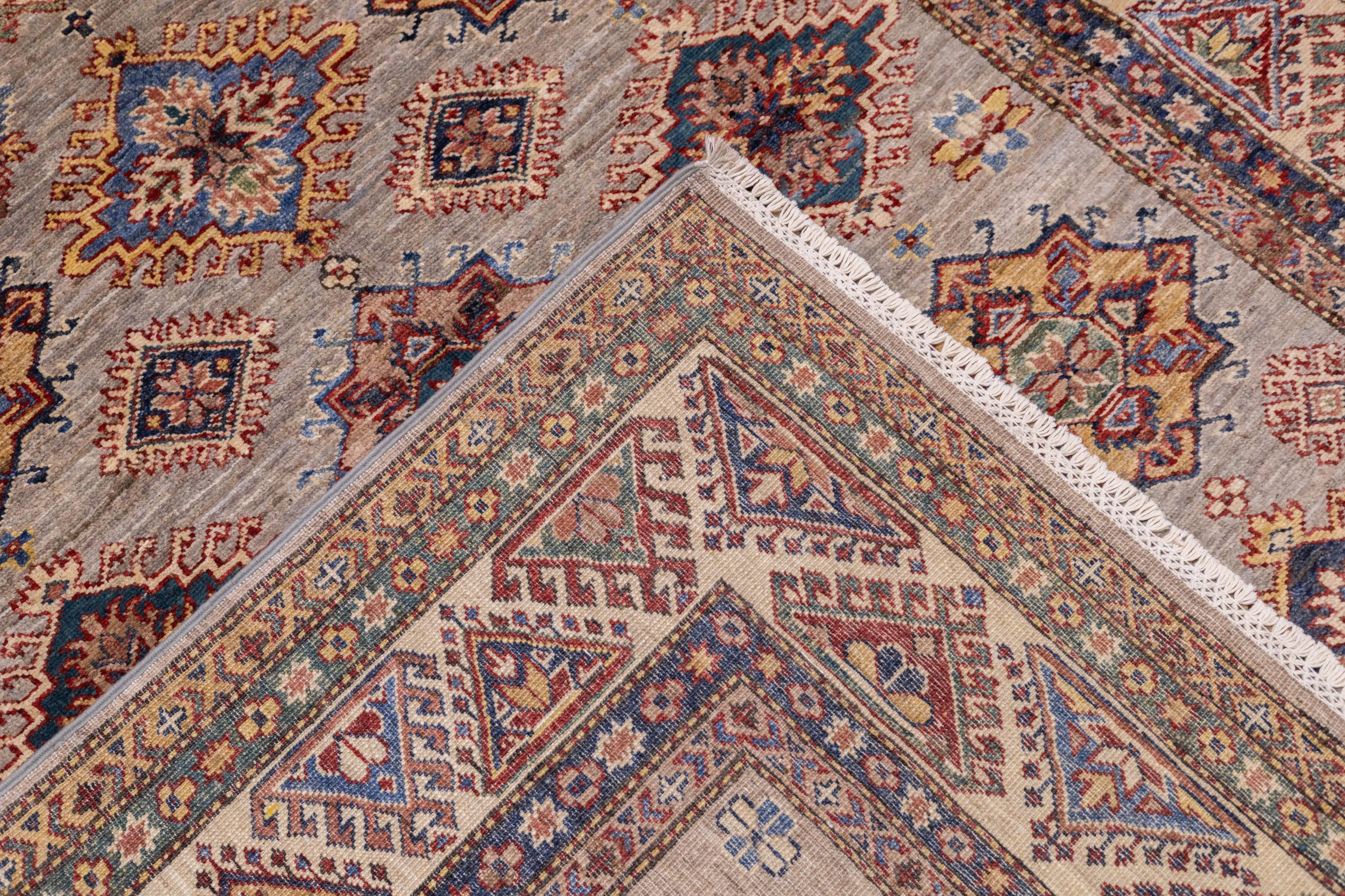 PAK Kazak-Teppich 5'1'' x 6'6'' im Angebot 3