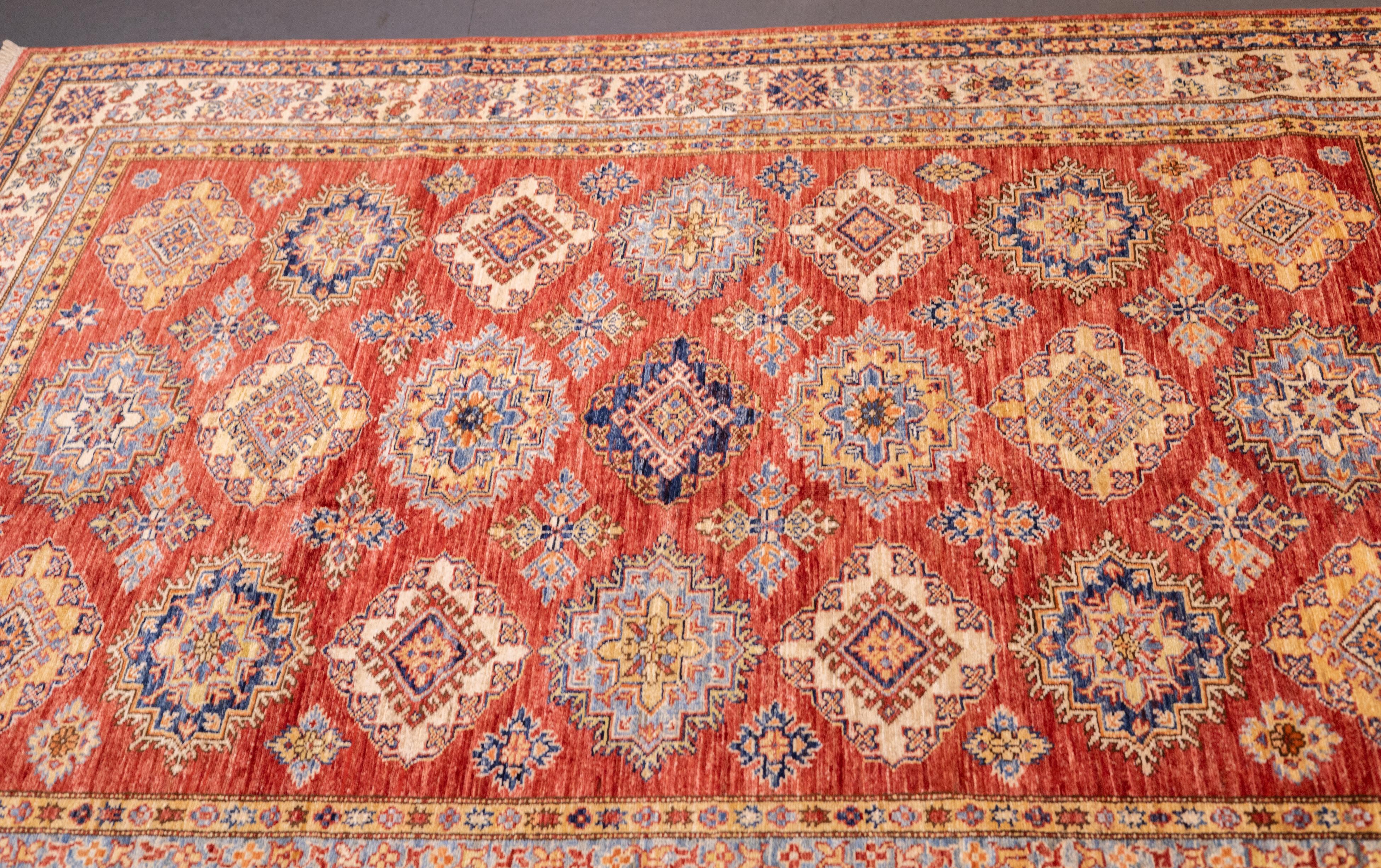 Contemporary PAK Kazak Rug 5'10'' x 7'7'' For Sale