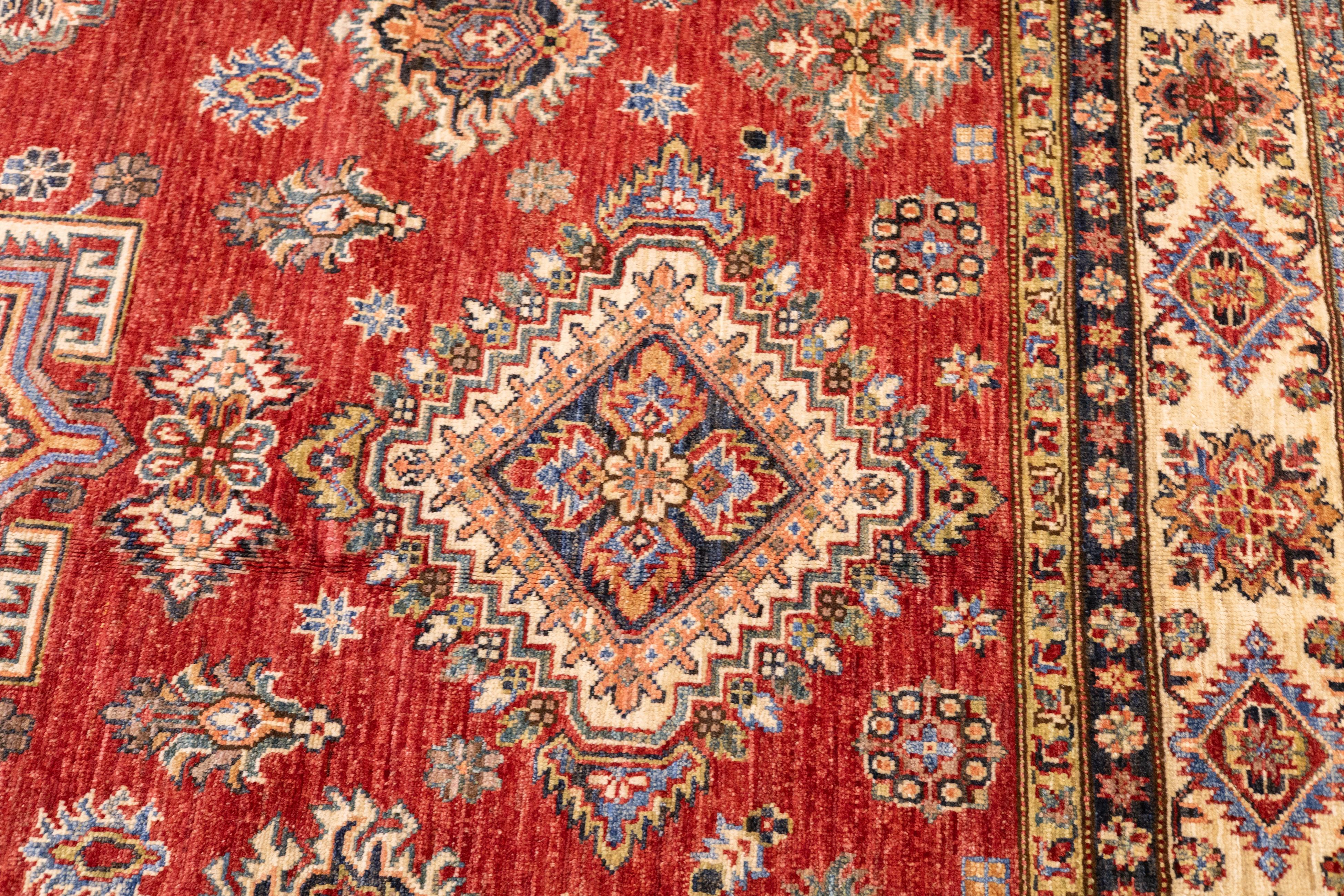 Contemporary PAK Kazak Rug 5'10'' x 9'7'' For Sale